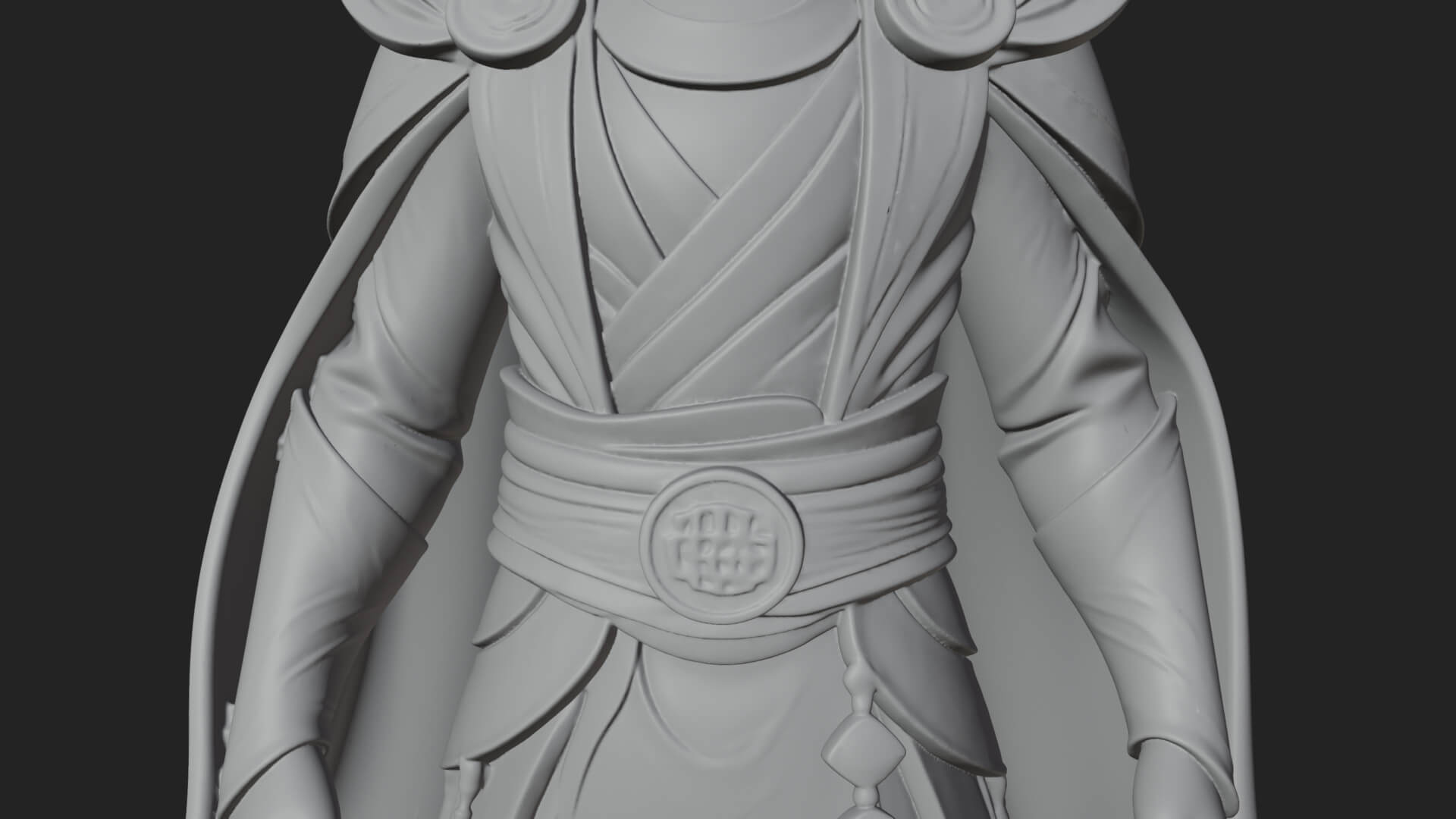 Horned Trickster God Statue Design 7 3D Print Model 3D Model
