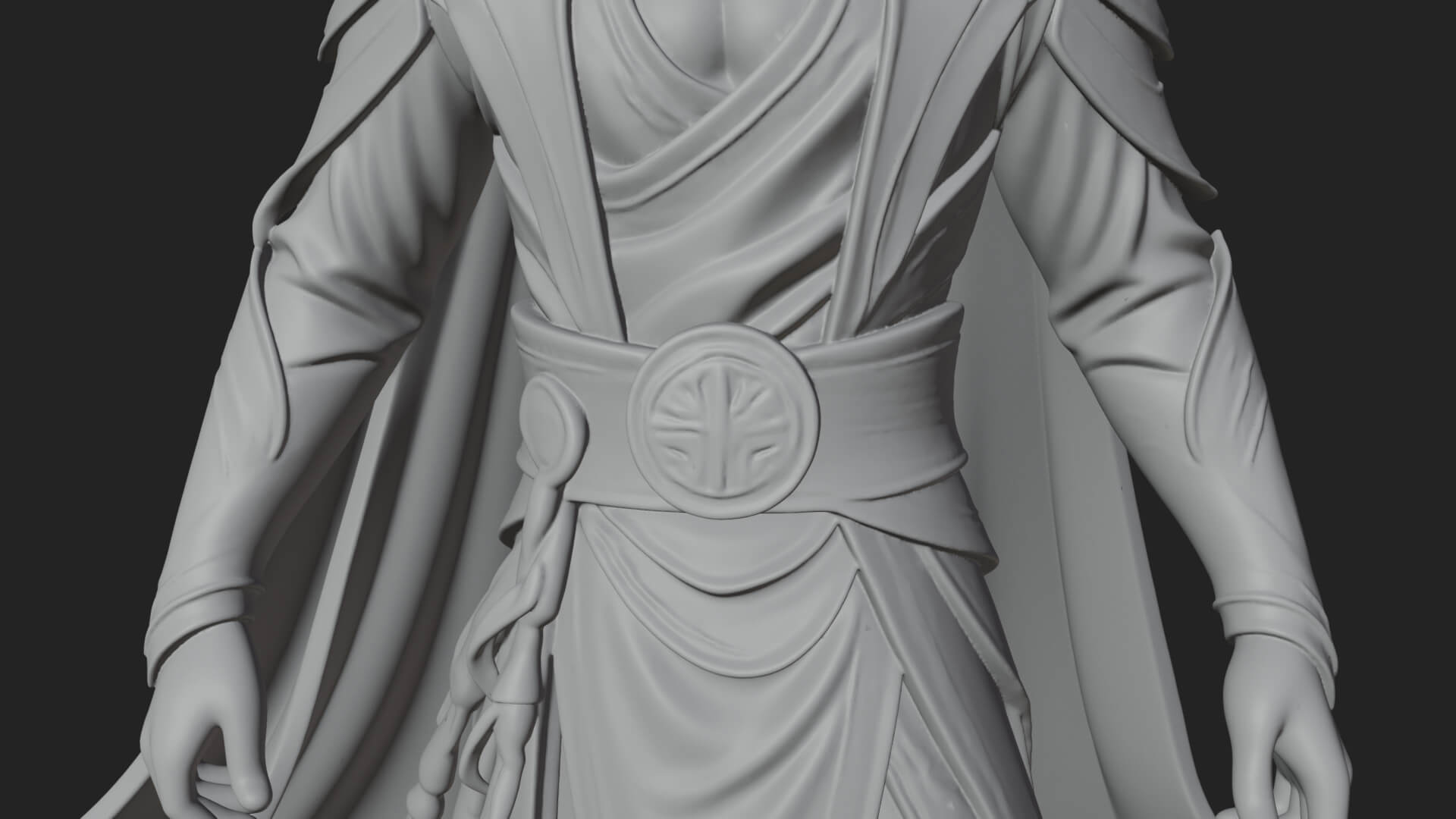 Horned Trickster God Statue Design 8 3d Print Model 3D Model