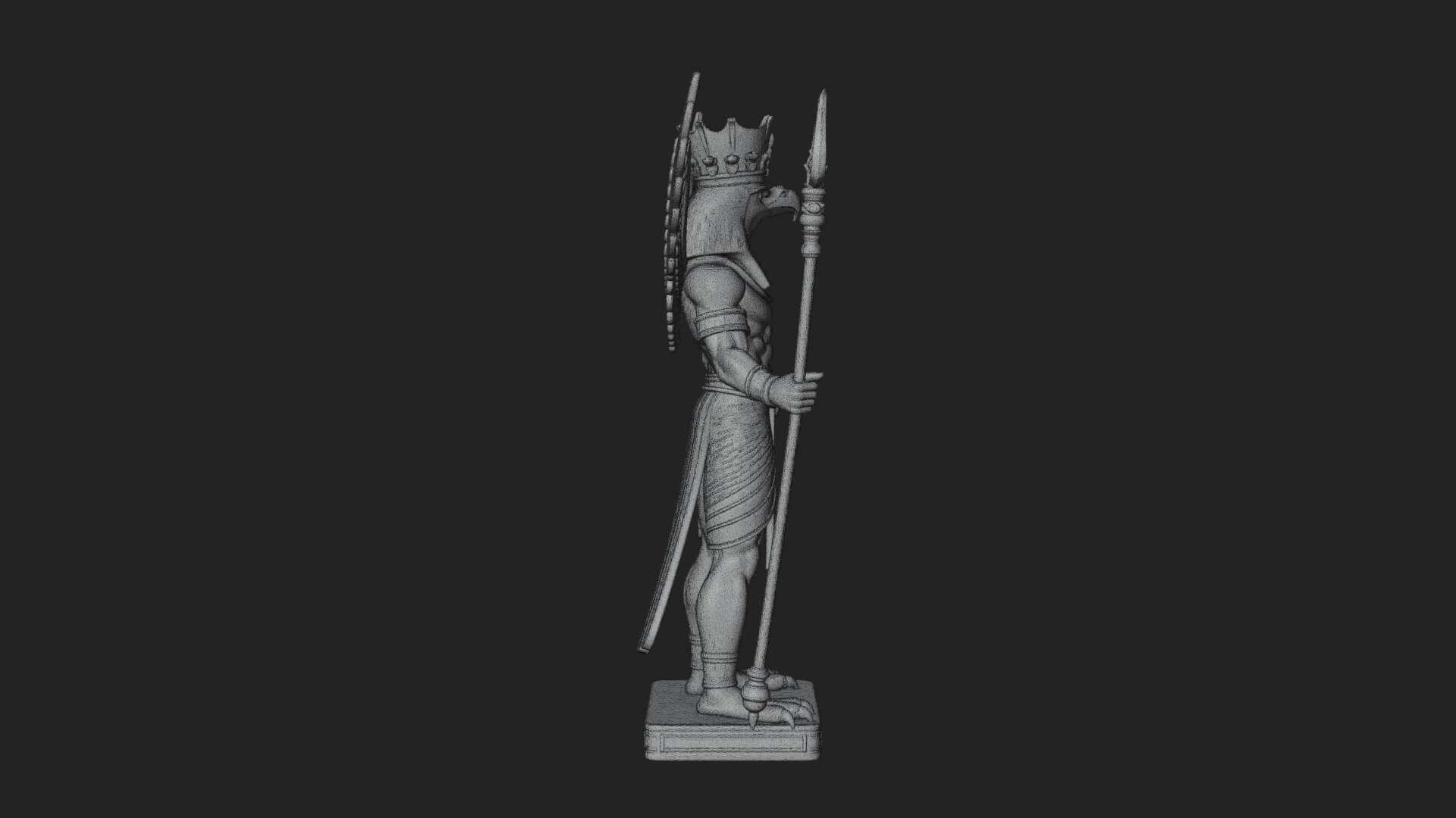 Horus Egyptian God Statue Design 14 3D Print Model 3D Model