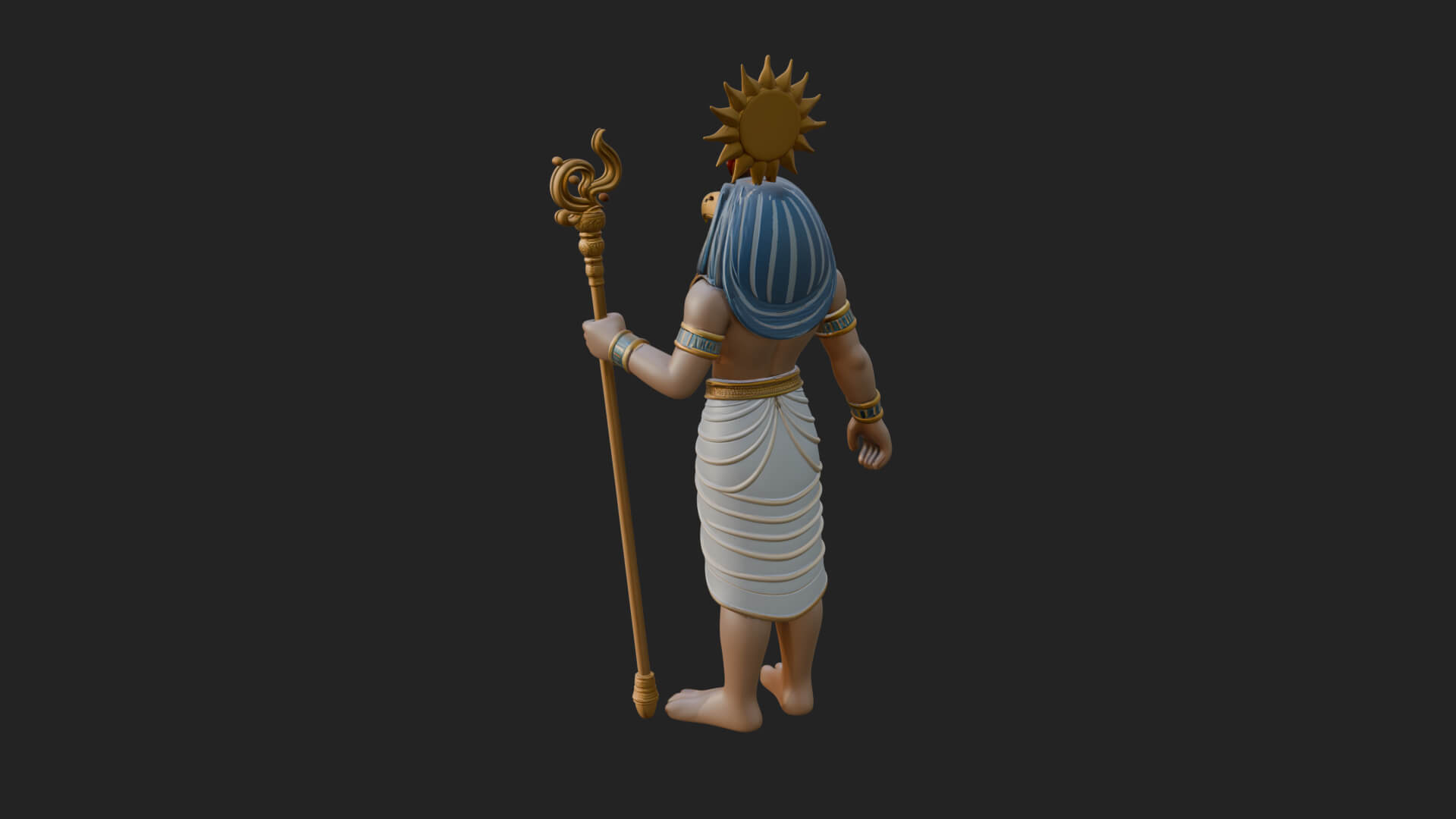 Horus Egyptian God Statue Design 17 3D Print Model 3D Model