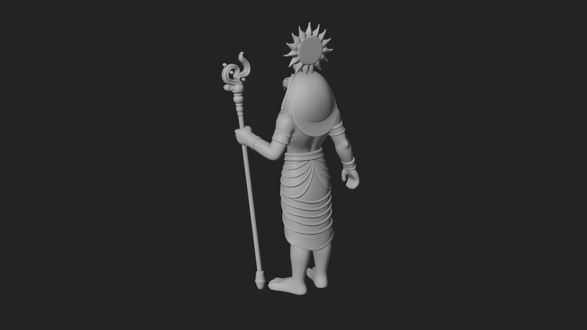 Horus Egyptian God Statue Design 17 3D Print Model 3D Model