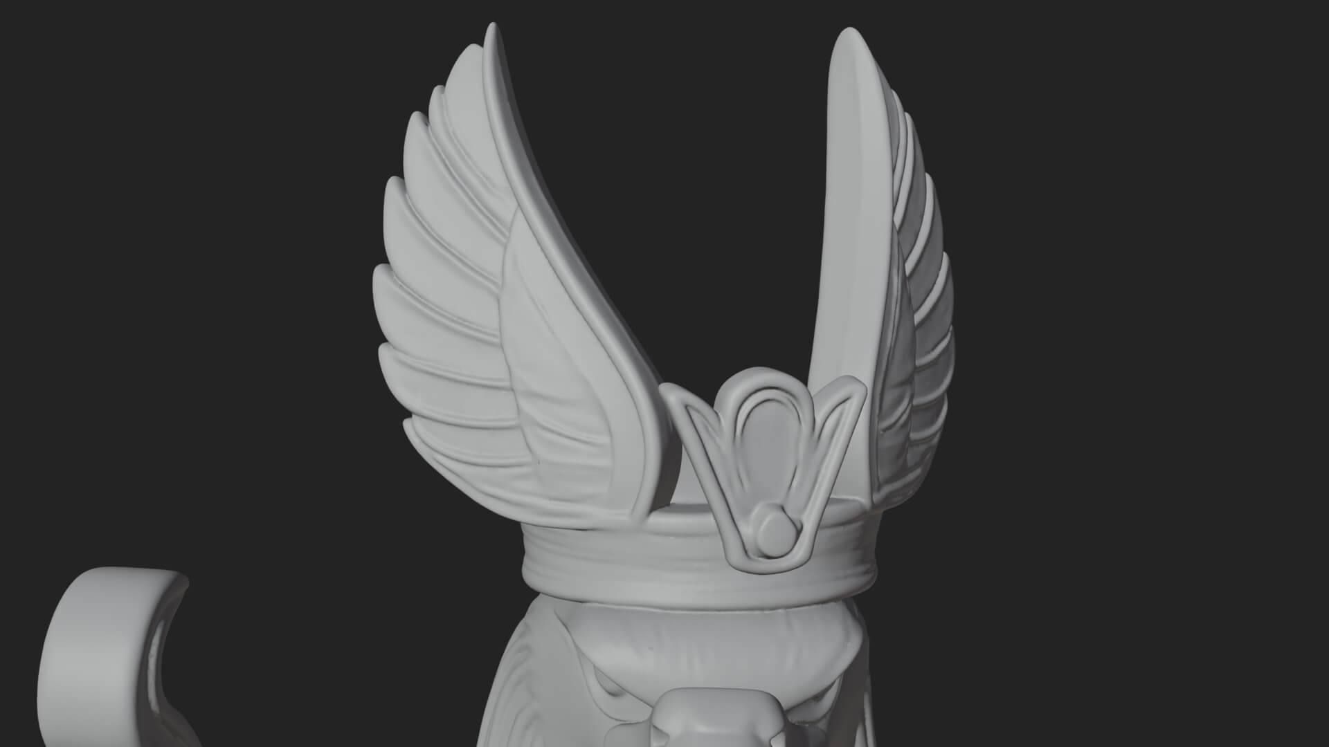 Horus Egyptian God Statue Design 19 3D Print Model 3D Model