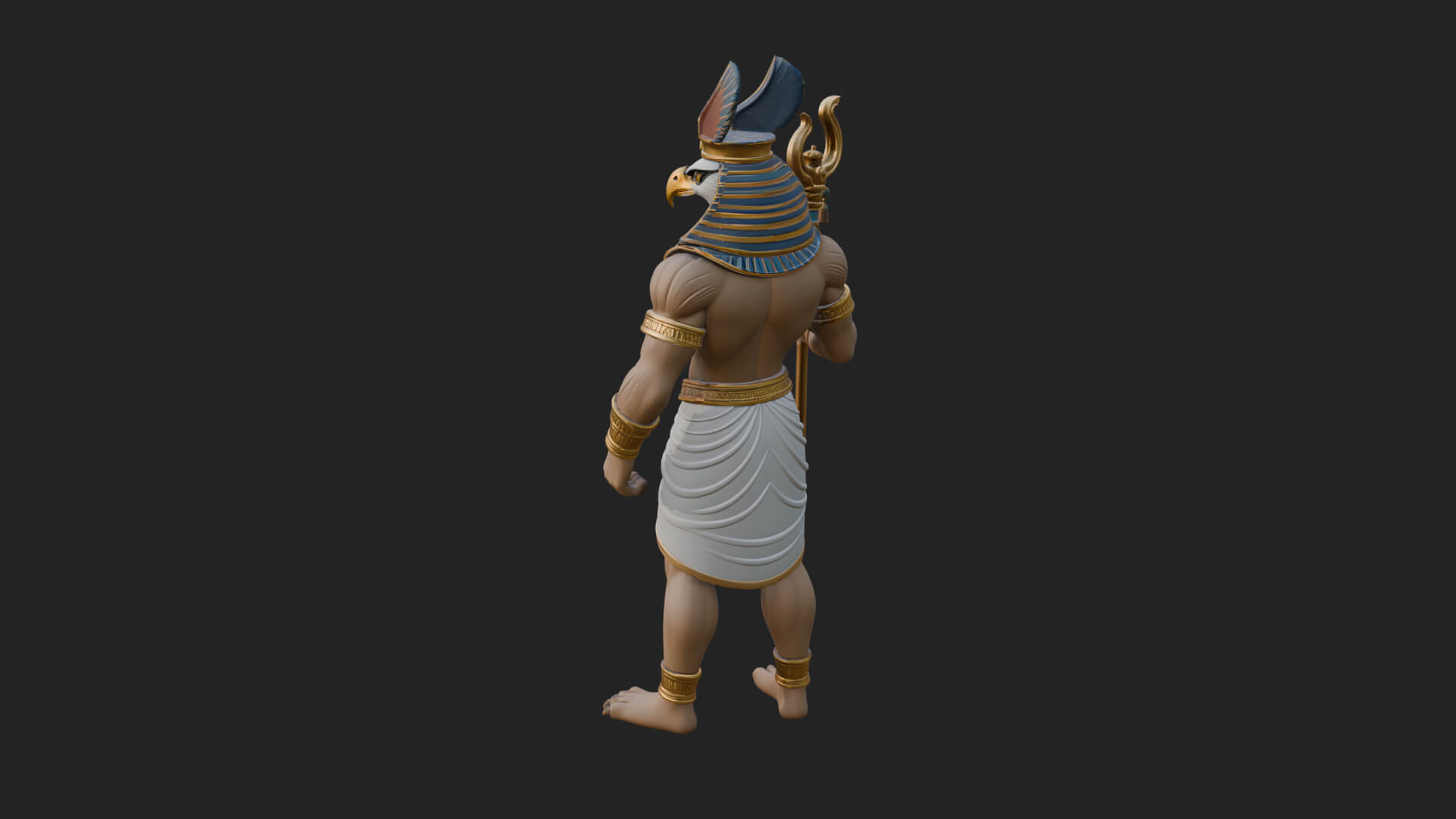 Horus Egyptian God Statue Design 20 3D Print Model 3D Model