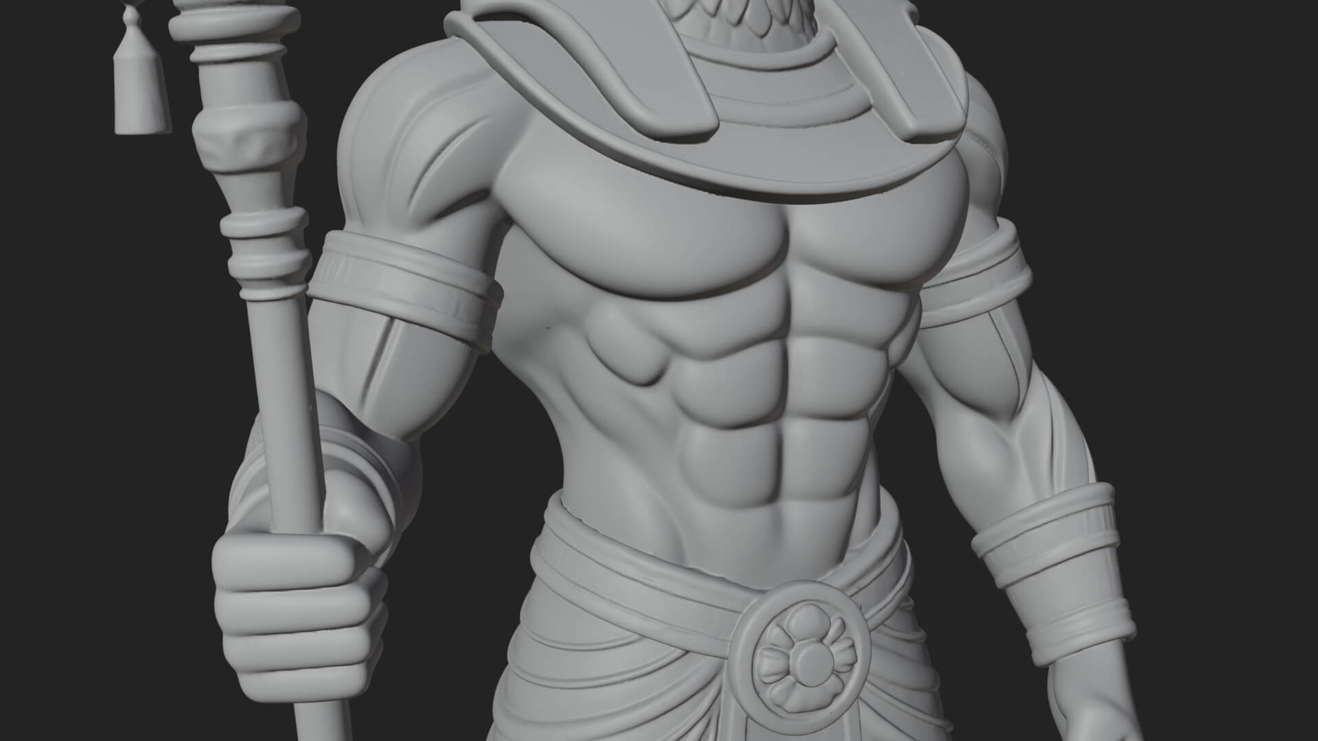 Horus Egyptian God Statue Design 20 3D Print Model 3D Model