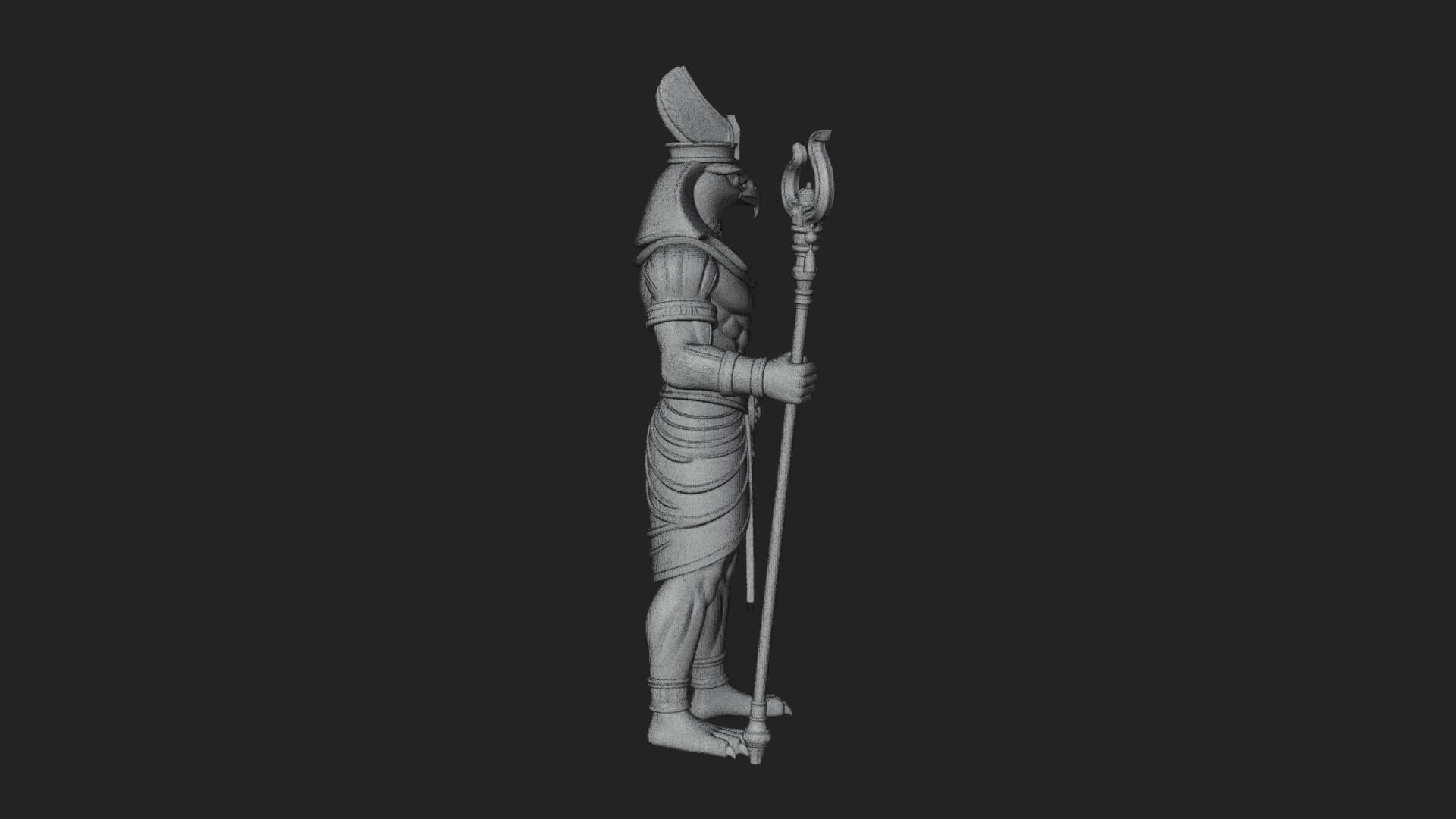 Horus Egyptian God Statue Design 20 3D Print Model 3D Model