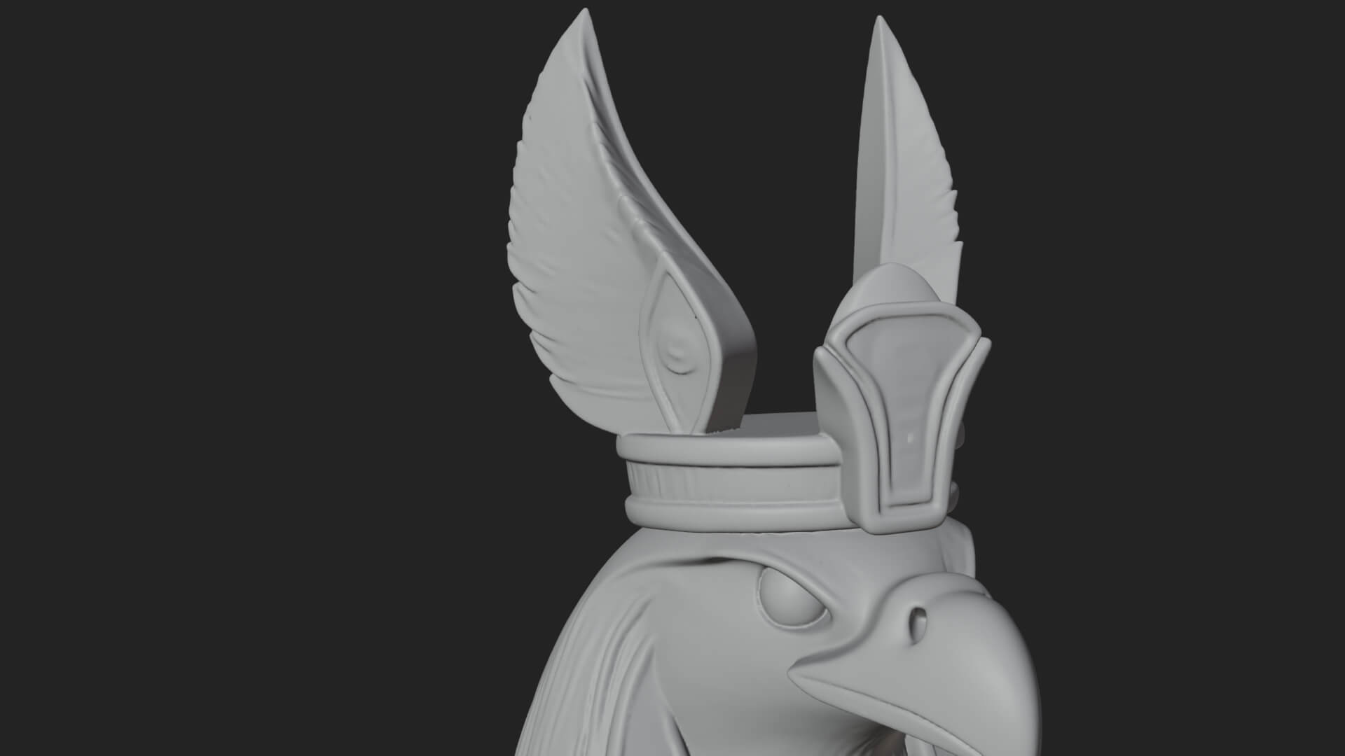 Horus Egyptian God Statue Design 21 3D Print Model 3D Model