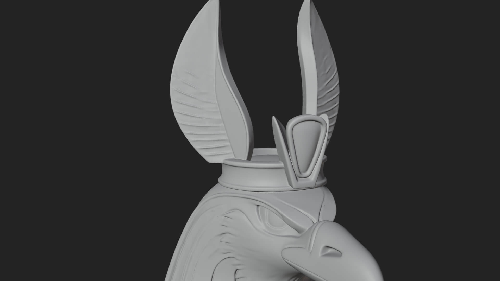Horus Egyptian God Statue Design 22 3D Print Model 3D Model