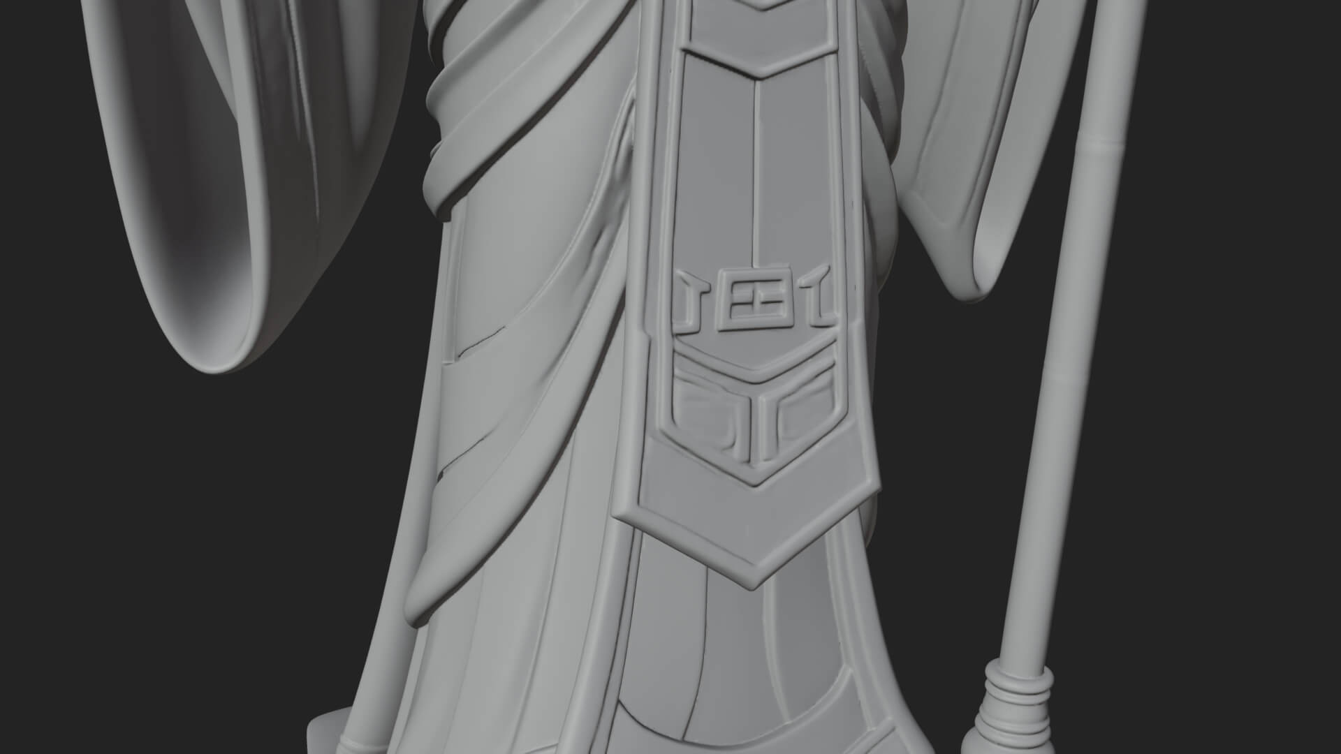 Ibis-Headed Egyptian God Statue Design 1 3D Print Model 3D Model