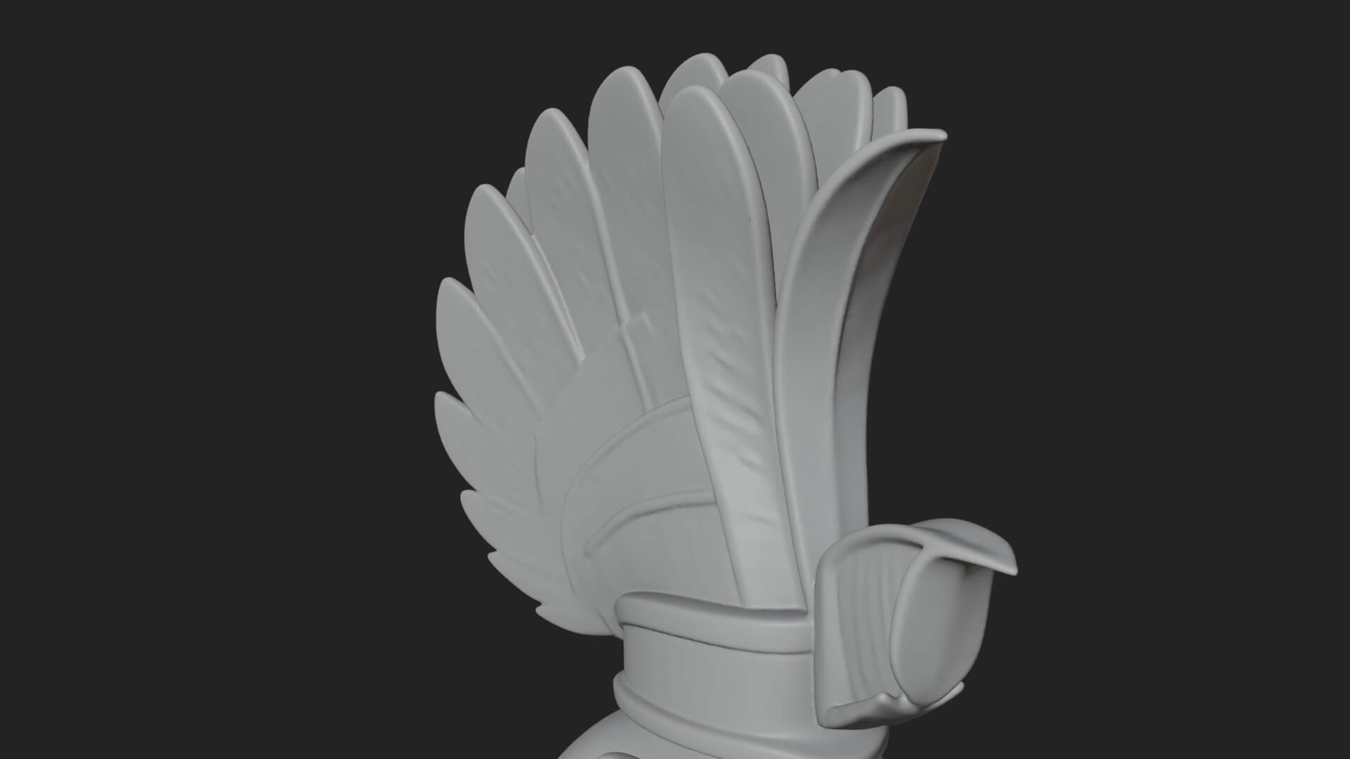 Ibis-Headed Egyptian God Statue Design 4 3D Print Model 3D Model