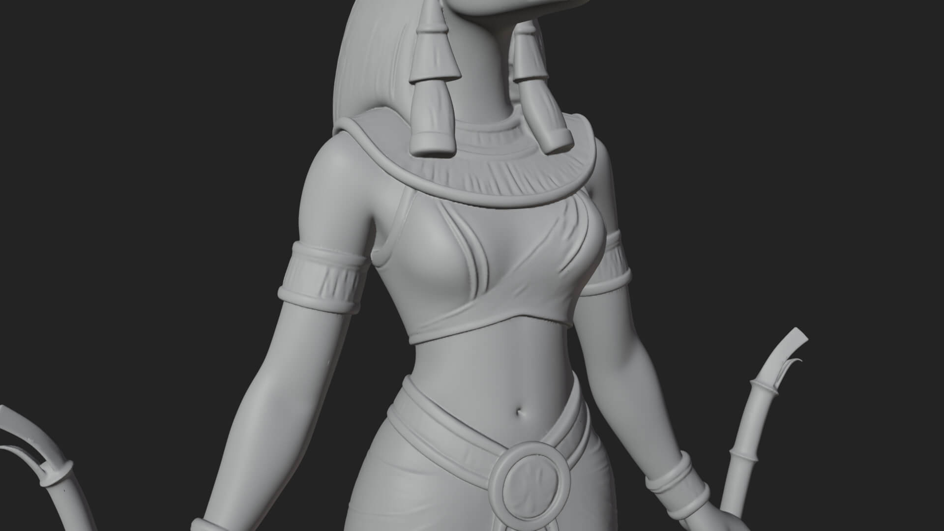 Ibis-Headed Egyptian God Statue Design 4 3D Print Model 3D Model