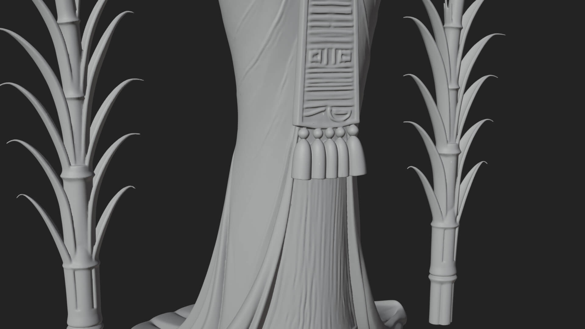Ibis-Headed Egyptian God Statue Design 4 3D Print Model 3D Model