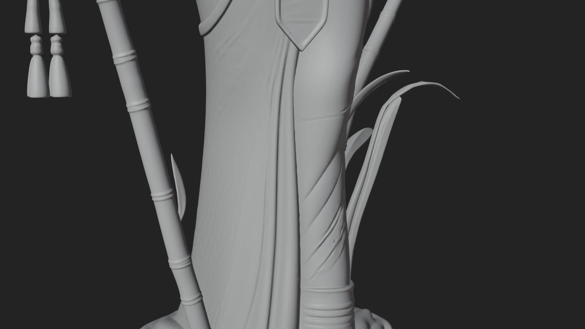 Ibis-Headed Egyptian God Statue Design 5 3D Print Model 3D Model