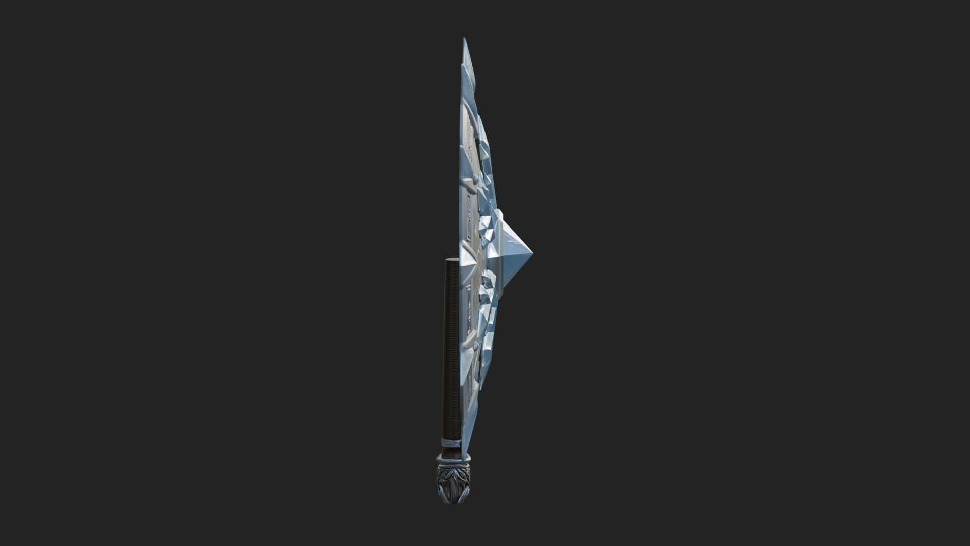 Ice Crystal Shield Model Design 2 3D Print Model 3D Model