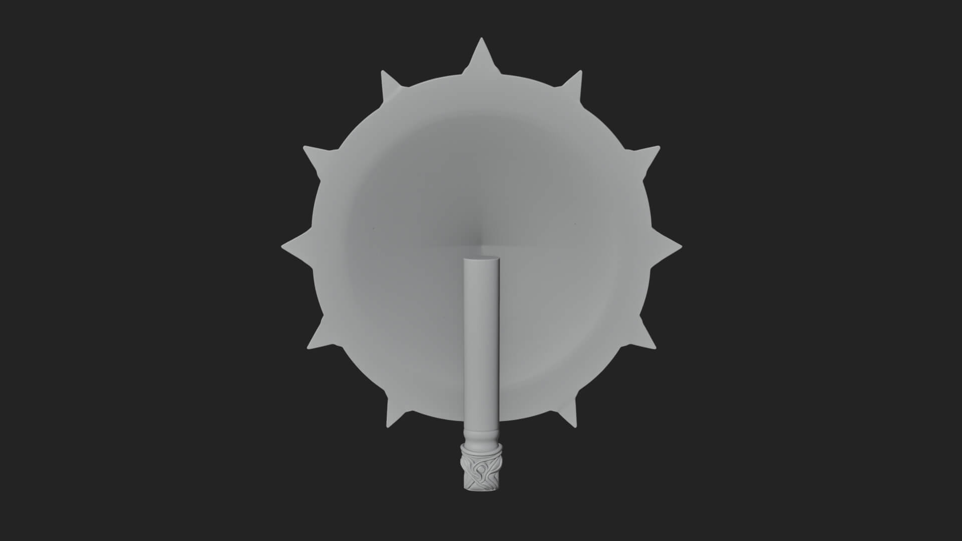 Ice Crystal Shield Model Design 2 3D Print Model 3D Model