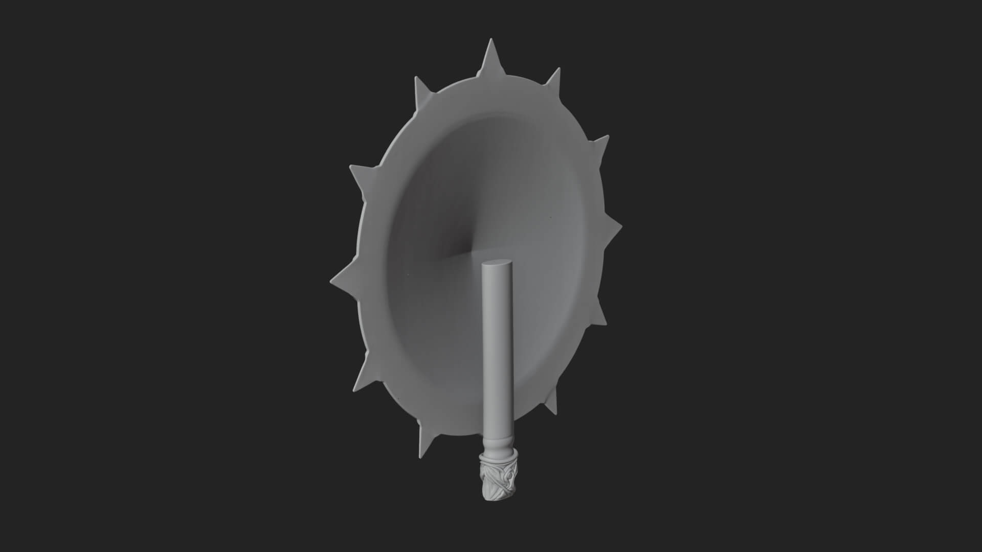 Ice Crystal Shield Model Design 2 3D Print Model 3D Model
