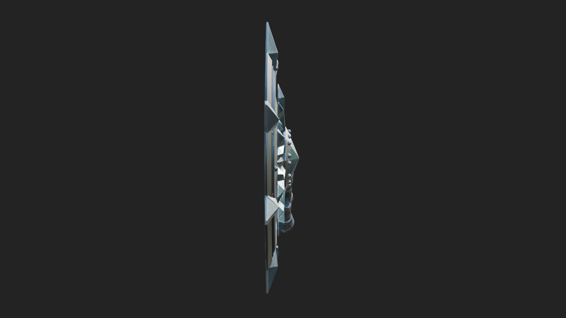 Ice Crystal Shield Model Design 3 3D Print Model 3D Model