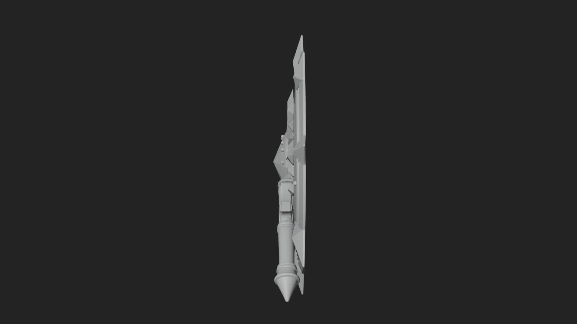 Ice Crystal Shield Model Design 3 3D Print Model 3D Model
