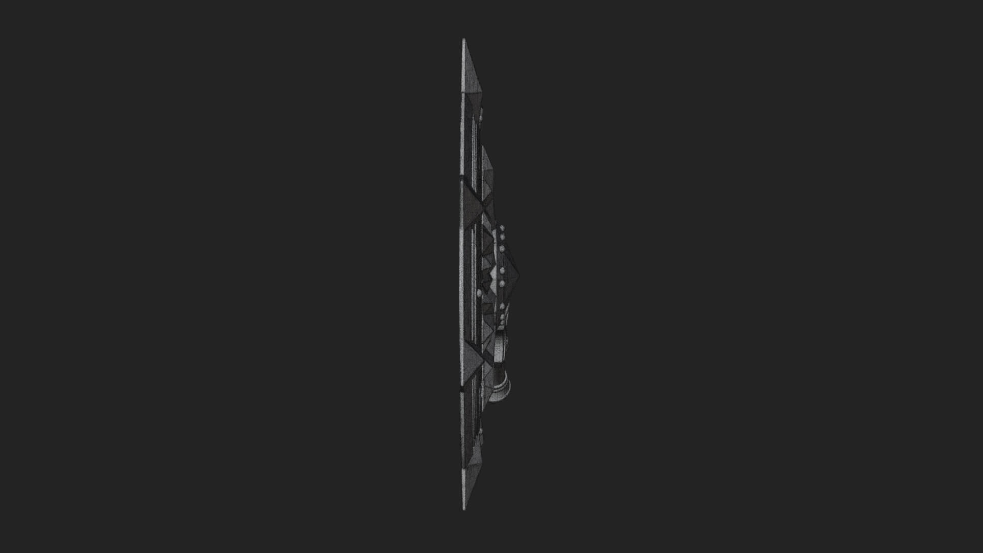 Ice Crystal Shield Model Design 3 3D Print Model 3D Model