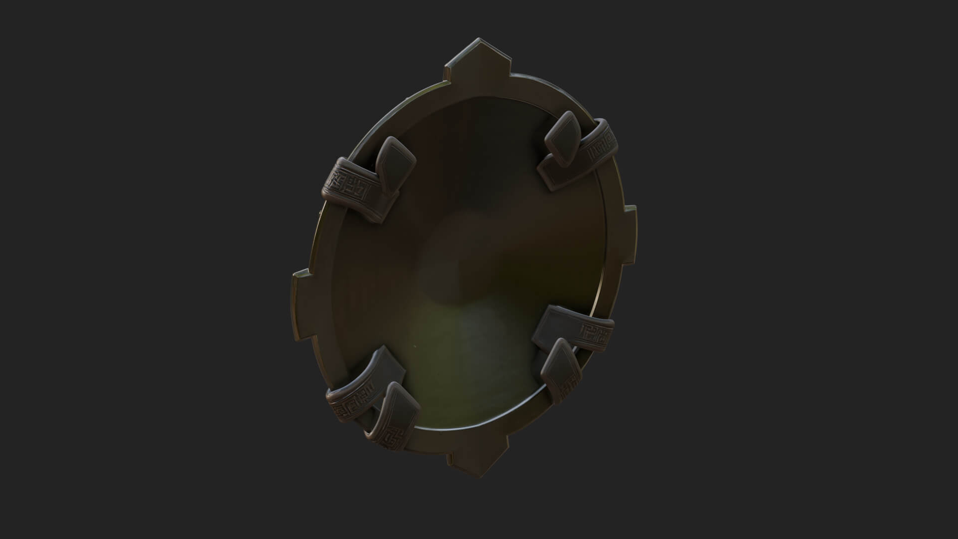 Ice Crystal Shield Model Design 4 3D Print Model 3D Model