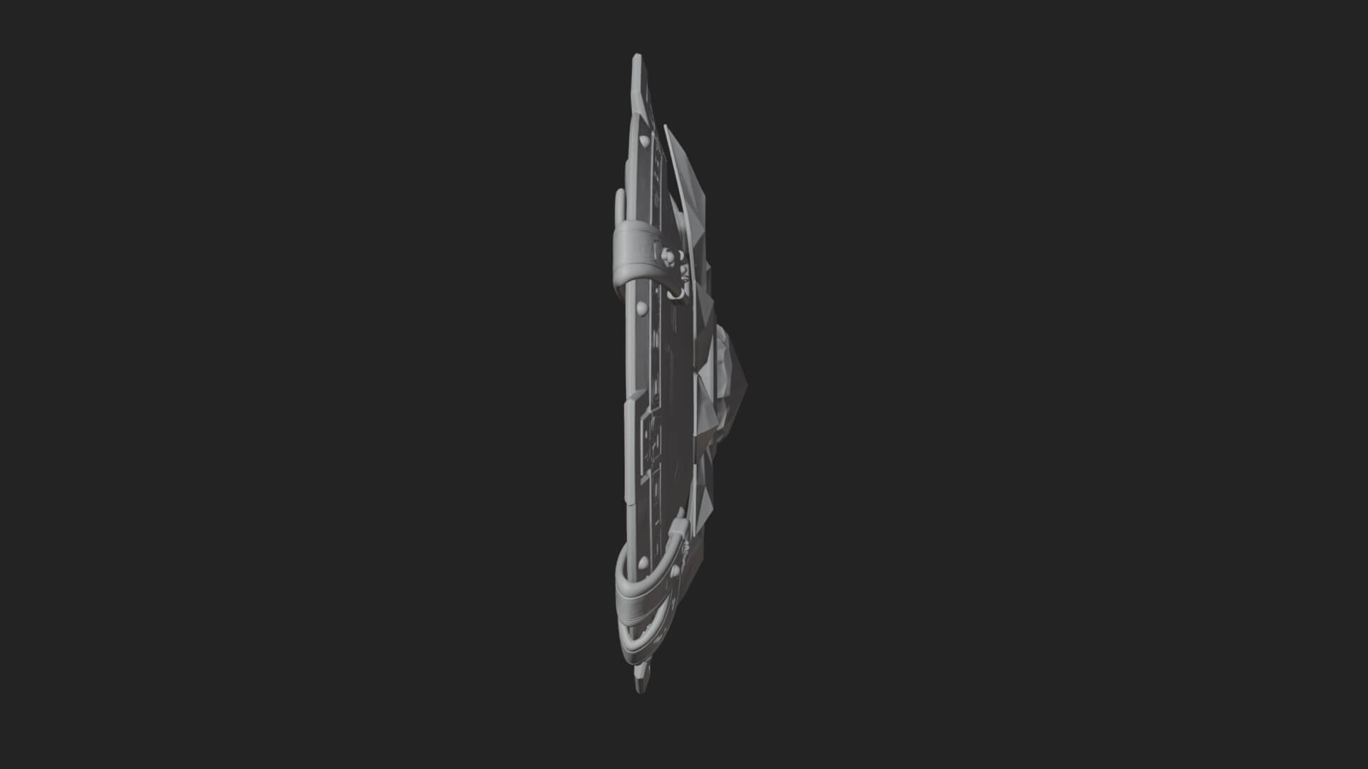 Ice Crystal Shield Model Design 4 3D Print Model 3D Model