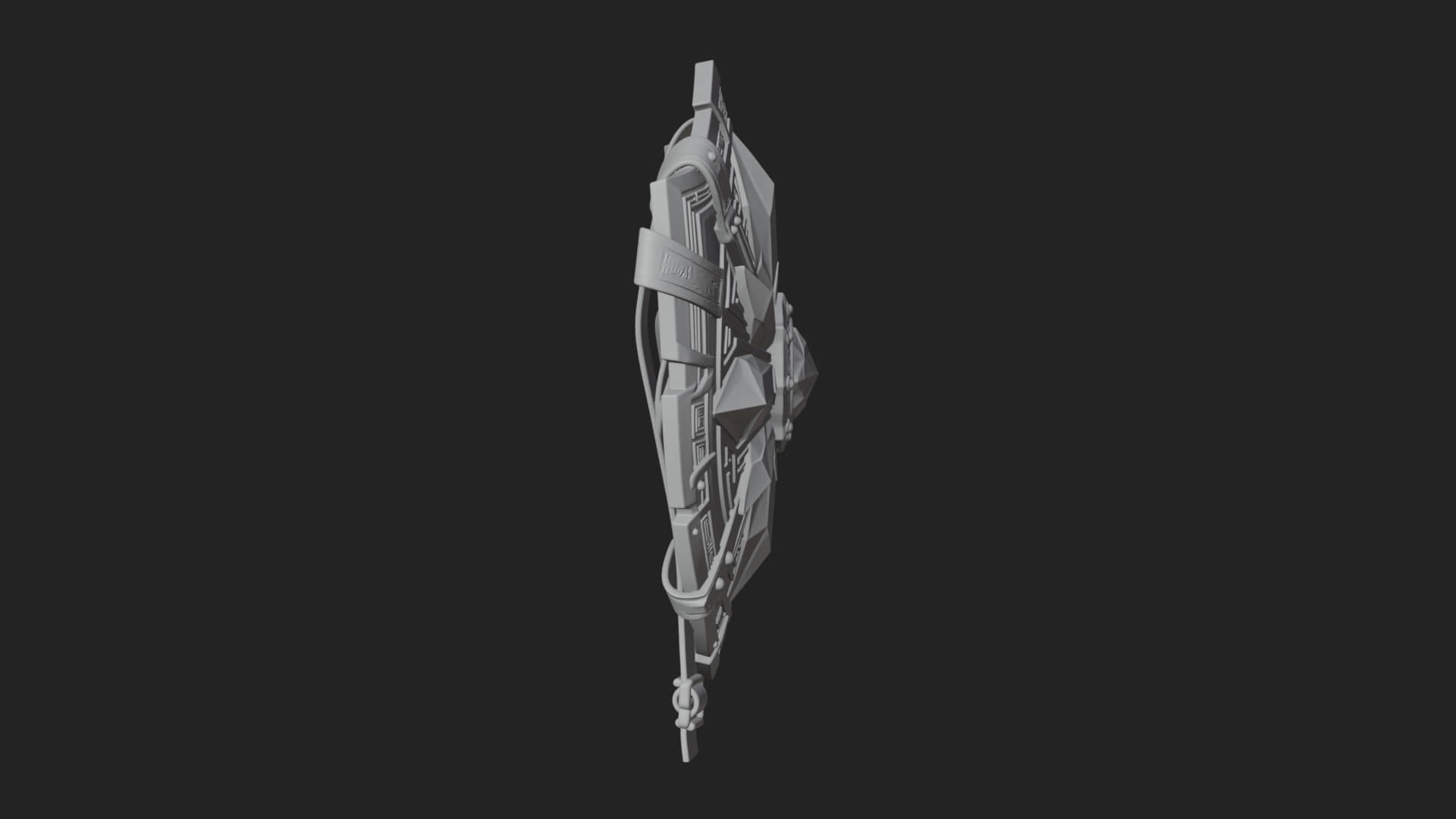 Ice Crystal Shield Model Design 5 3D Print Model 3D Model