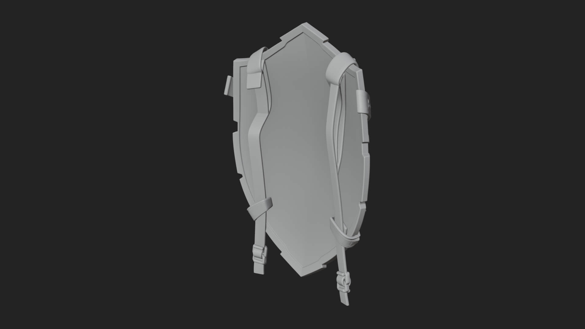 Ice Crystal Shield Model Design 5 3D Print Model 3D Model