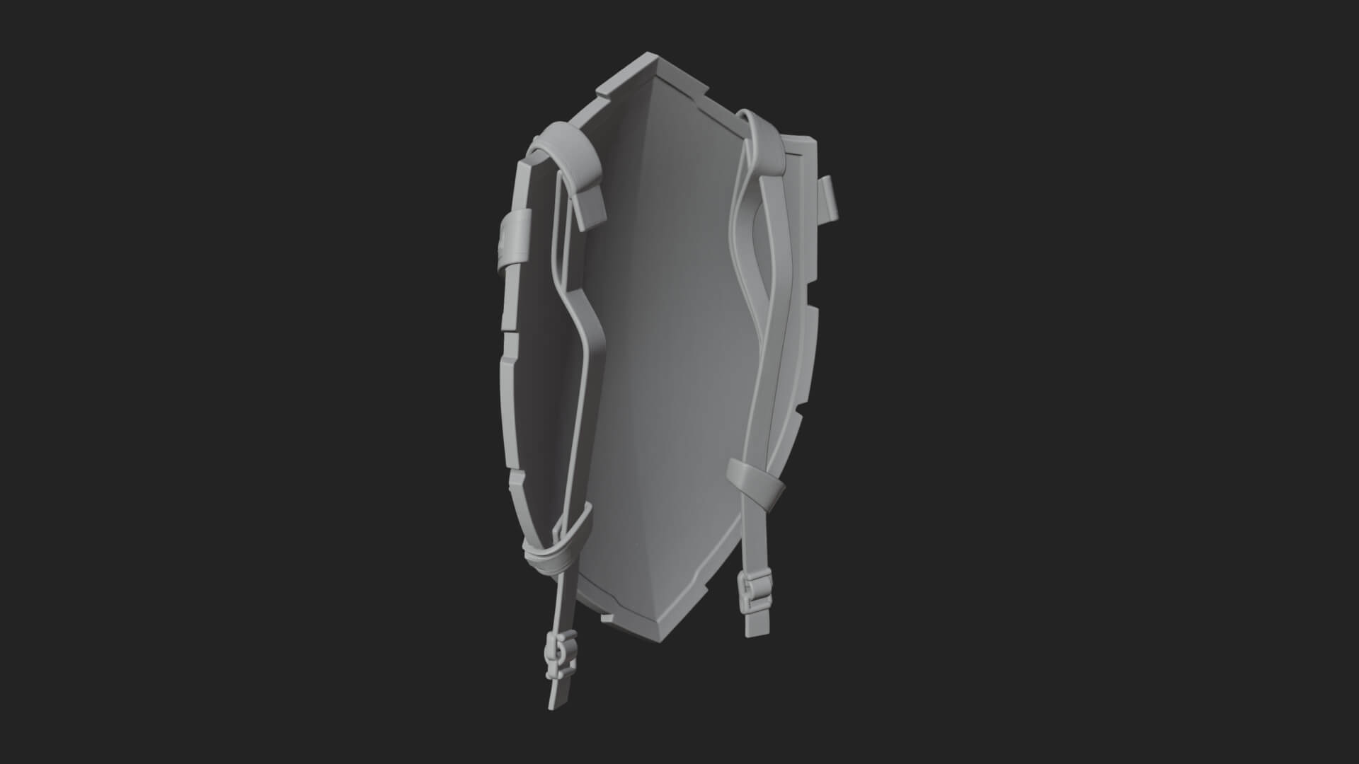 Ice Crystal Shield Model Design 5 3D Print Model 3D Model