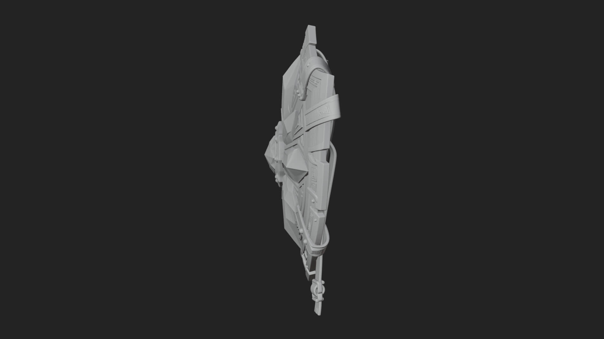 Ice Crystal Shield Model Design 5 3D Print Model 3D Model