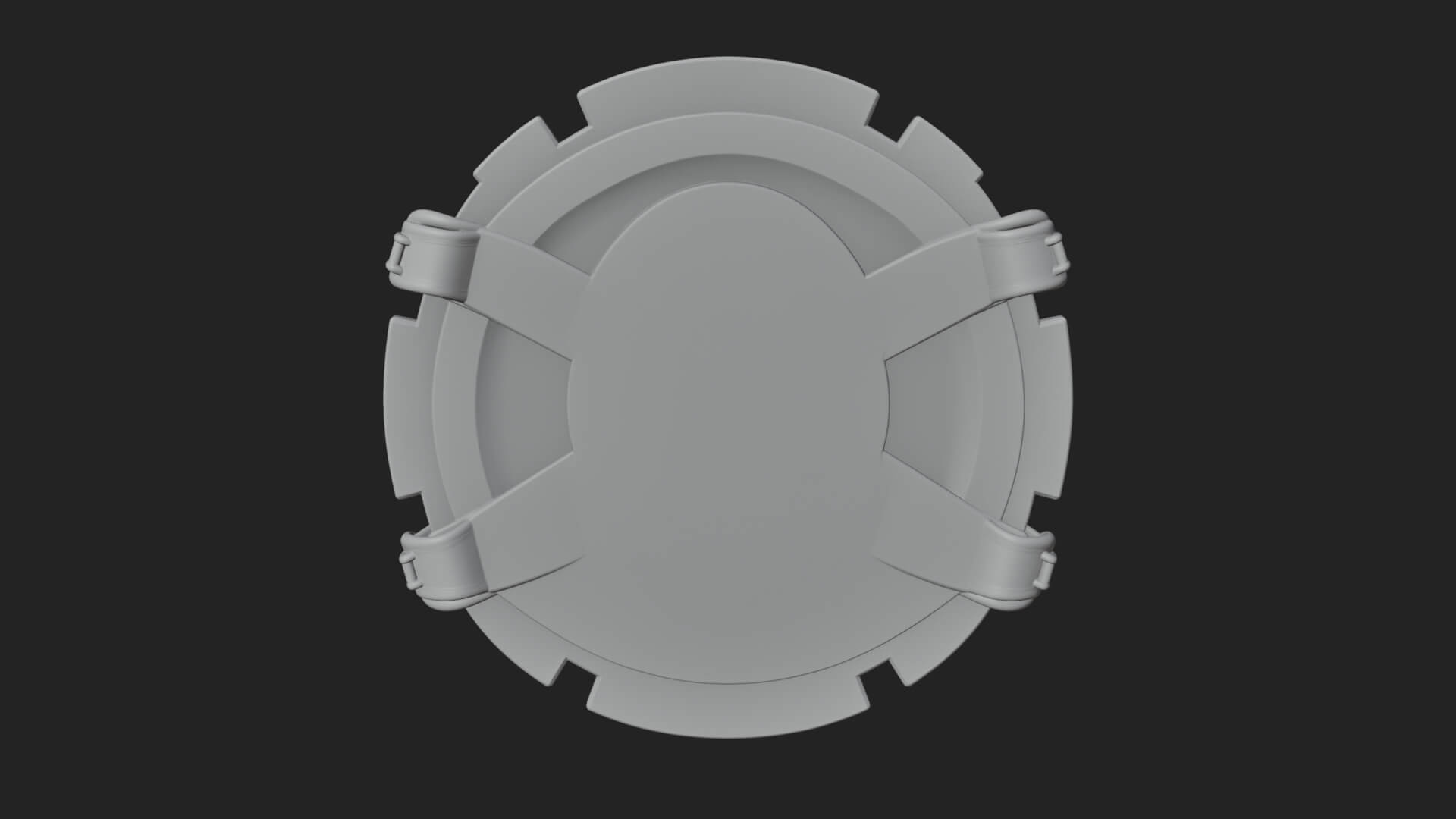 Ice Crystal Shield Model Design 6 3D Print Model 3D Model