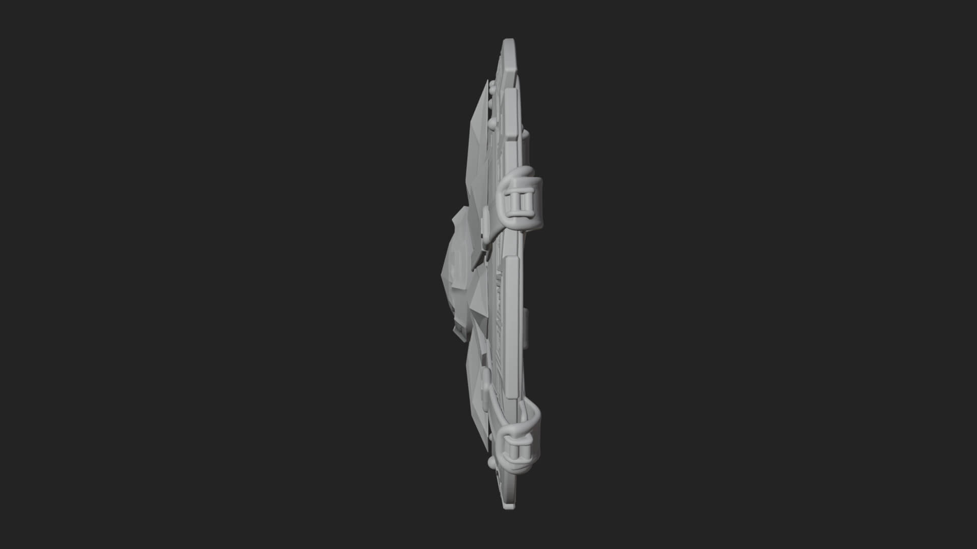 Ice Crystal Shield Model Design 6 3D Print Model 3D Model