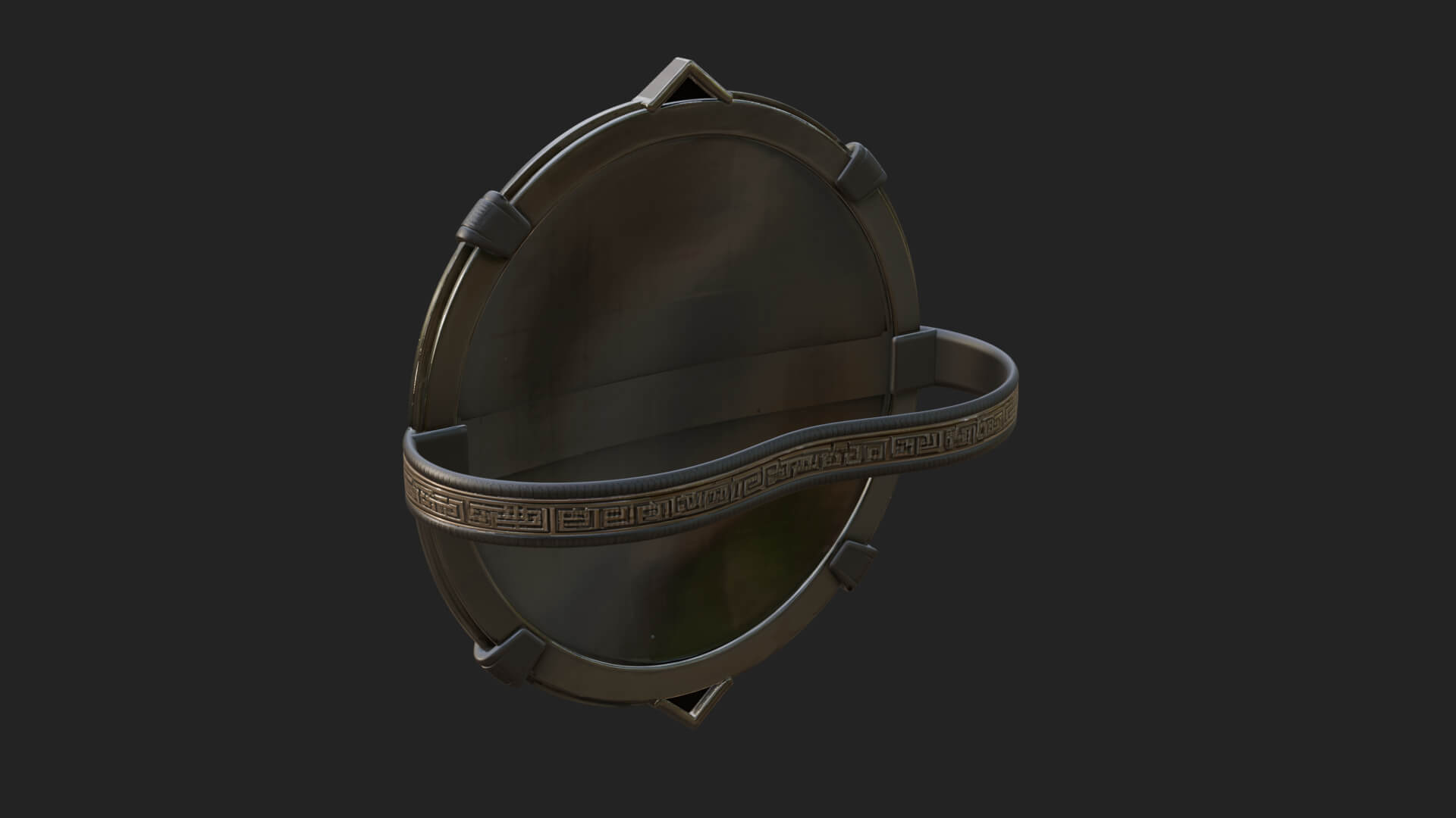 Ice Crystal Shield Model Design 7 3D Print Model 3D Model