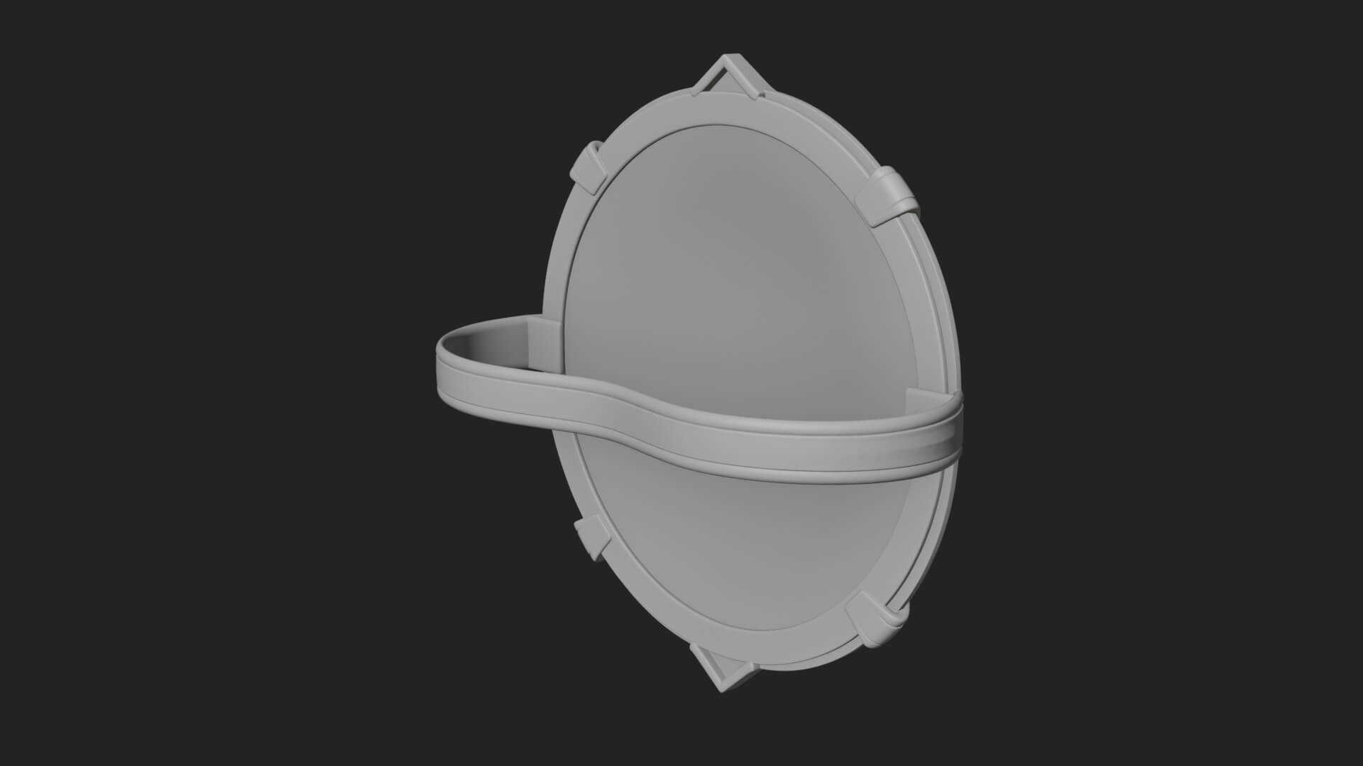 Ice Crystal Shield Model Design 7 3D Print Model 3D Model
