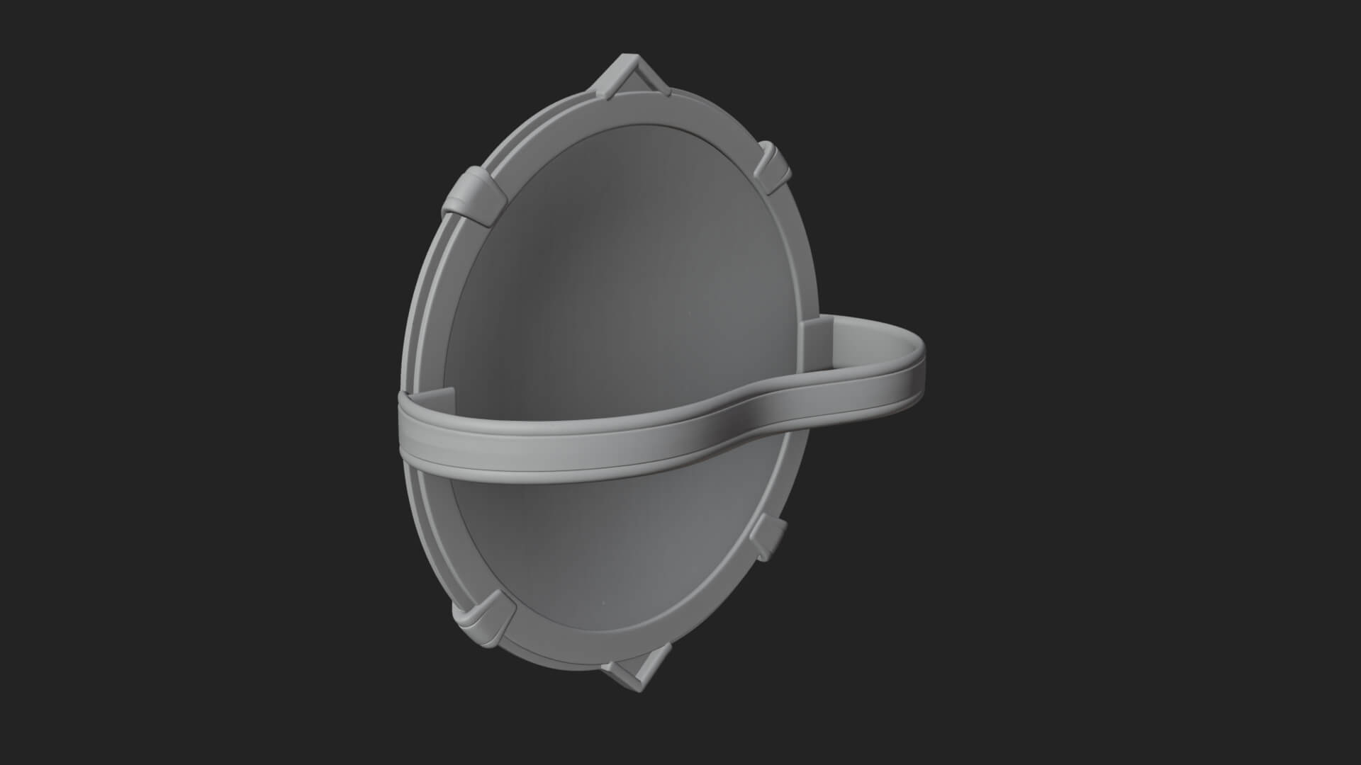 Ice Crystal Shield Model Design 7 3D Print Model 3D Model