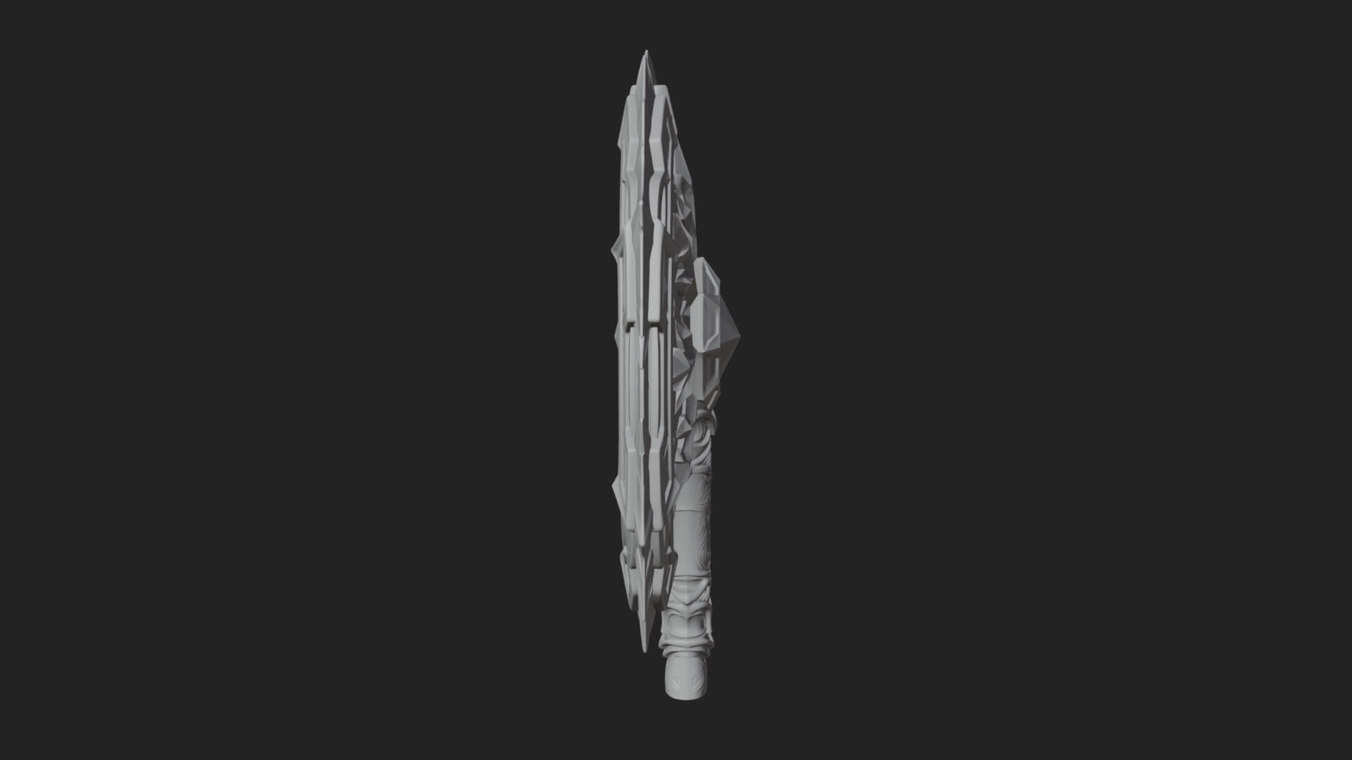 Ice Crystal Shield Model Design 8 3D Print Model 3D Model