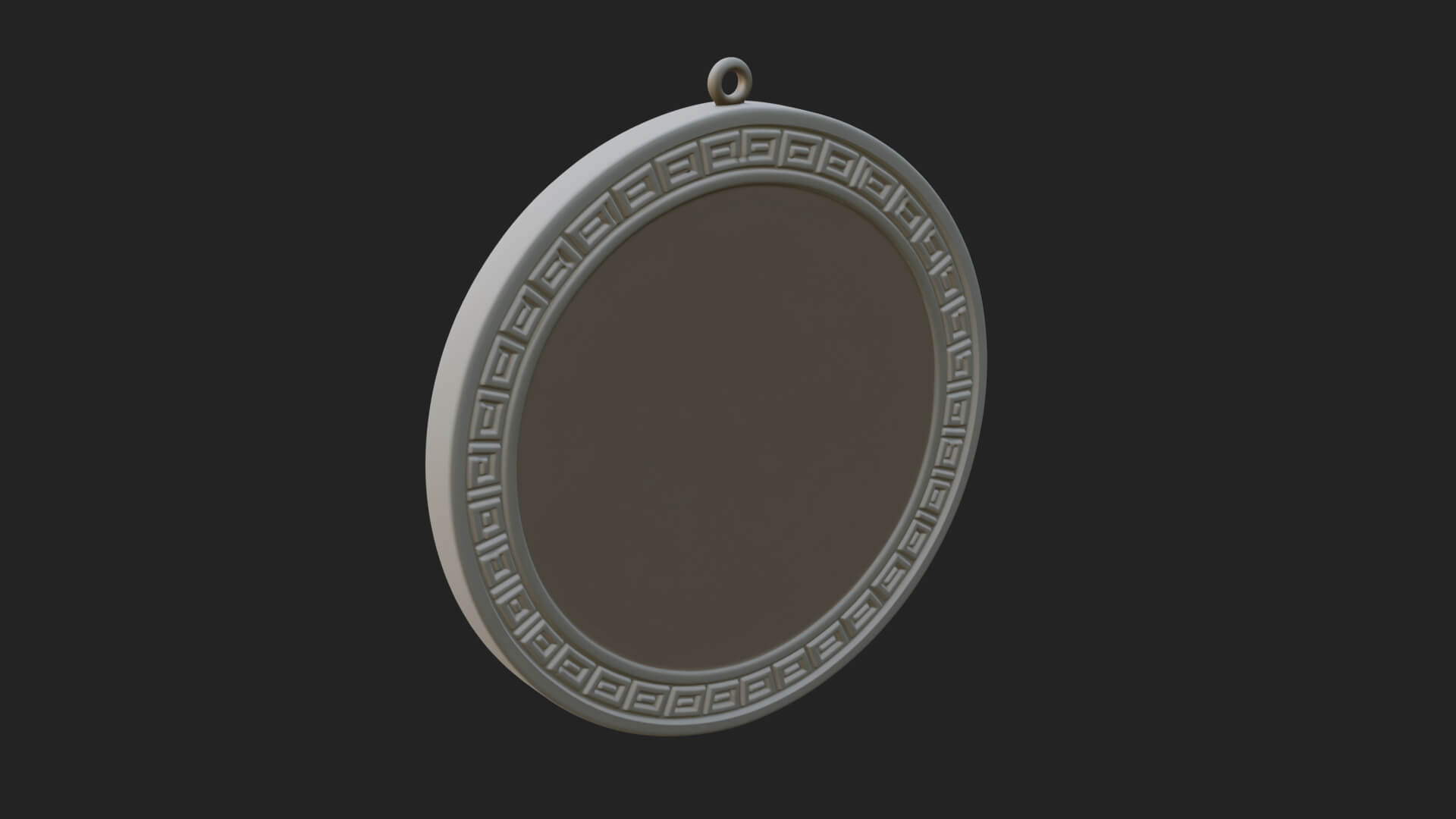 Iris Flower Oval Relief Plaque Design 1 3D Print Model 3D Model