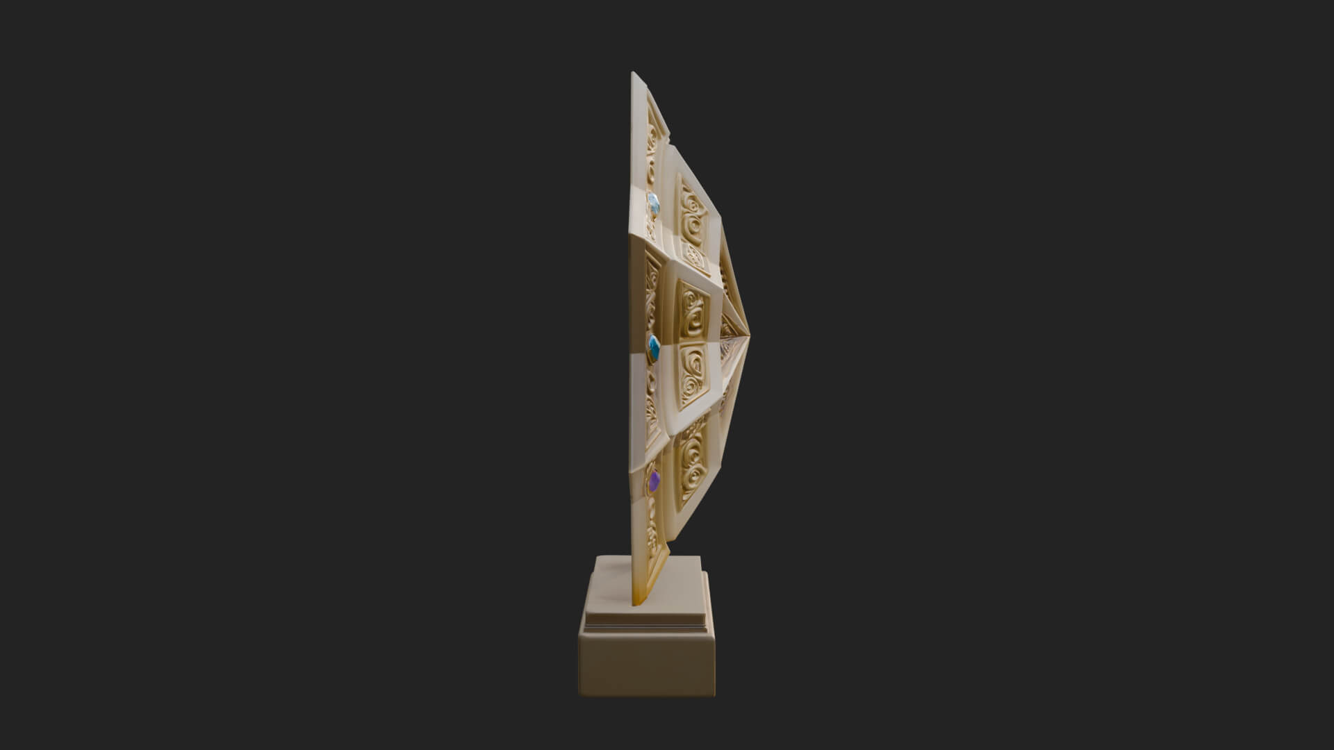 Islamic Star Burst Ornament Design 4 3D Print Model 3D Model