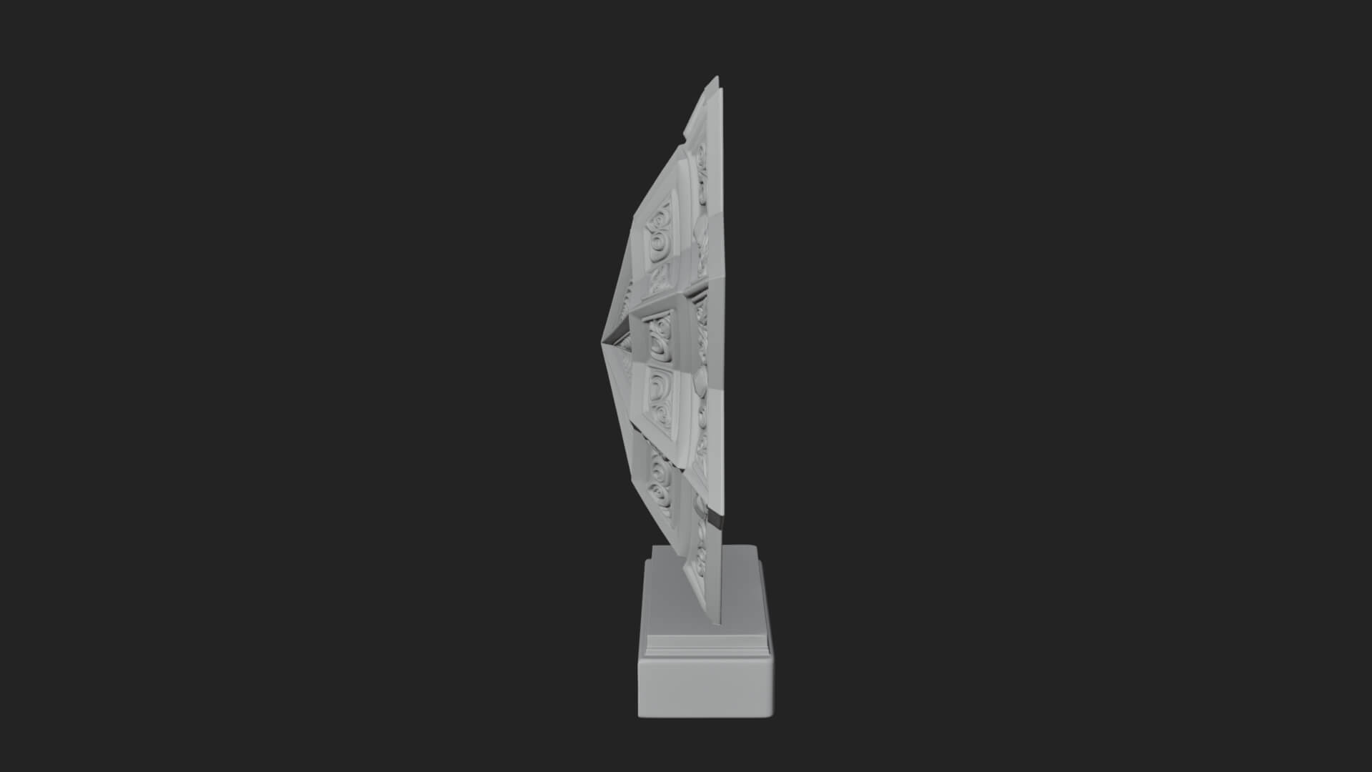 Islamic Star Burst Ornament Design 4 3D Print Model 3D Model