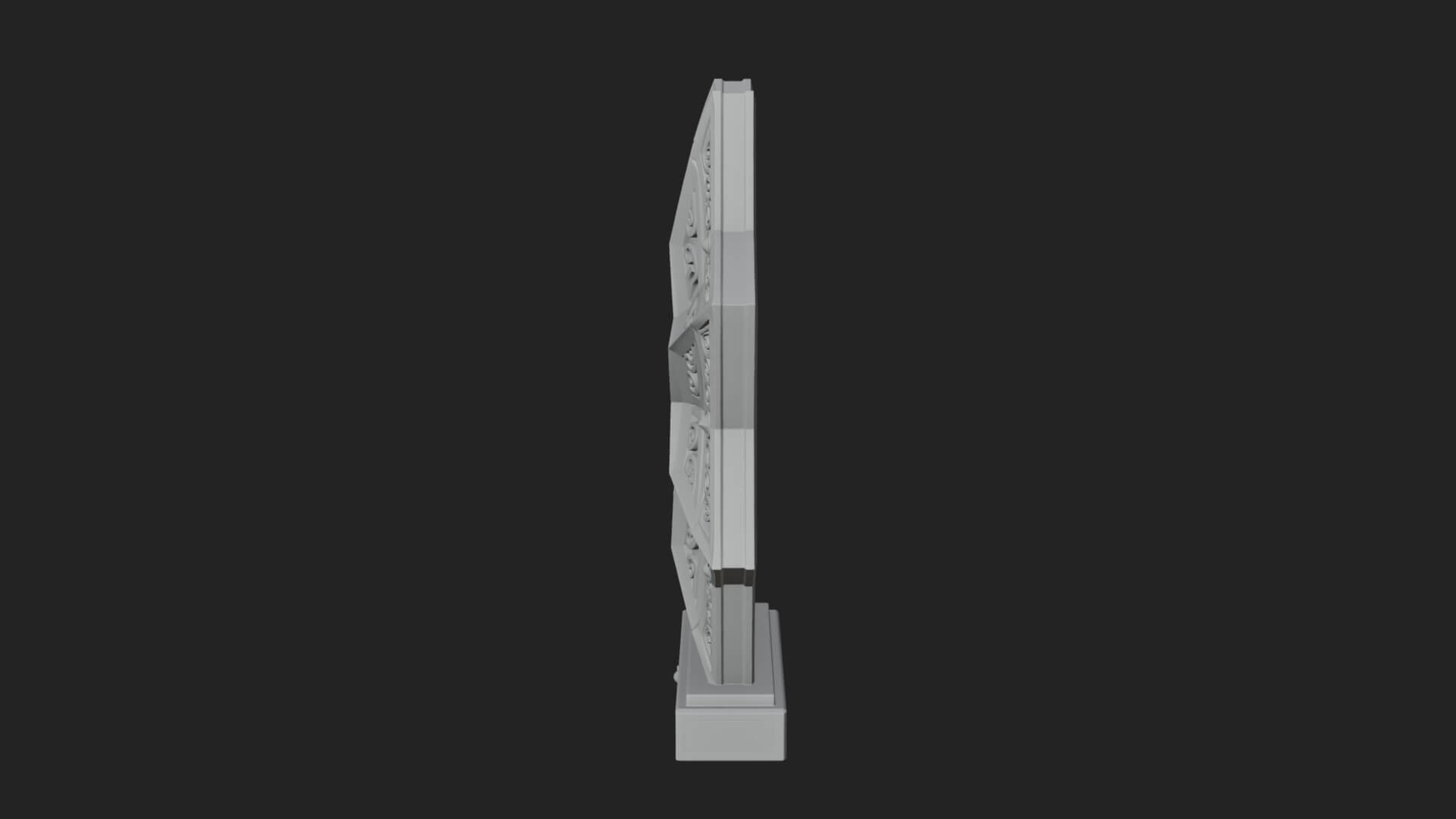 Islamic Star Burst Ornament Design 1 3D Print Model 3D Model