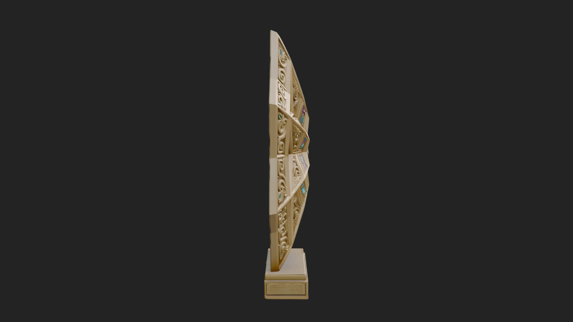 Islamic Star Burst Ornament Design 2 3D Print Model 3D Model
