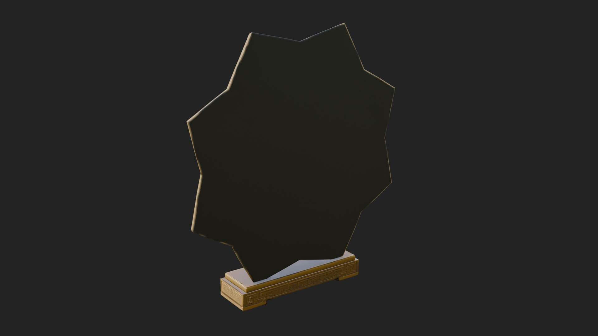 Islamic Star Burst Ornament Design 2 3D Print Model 3D Model
