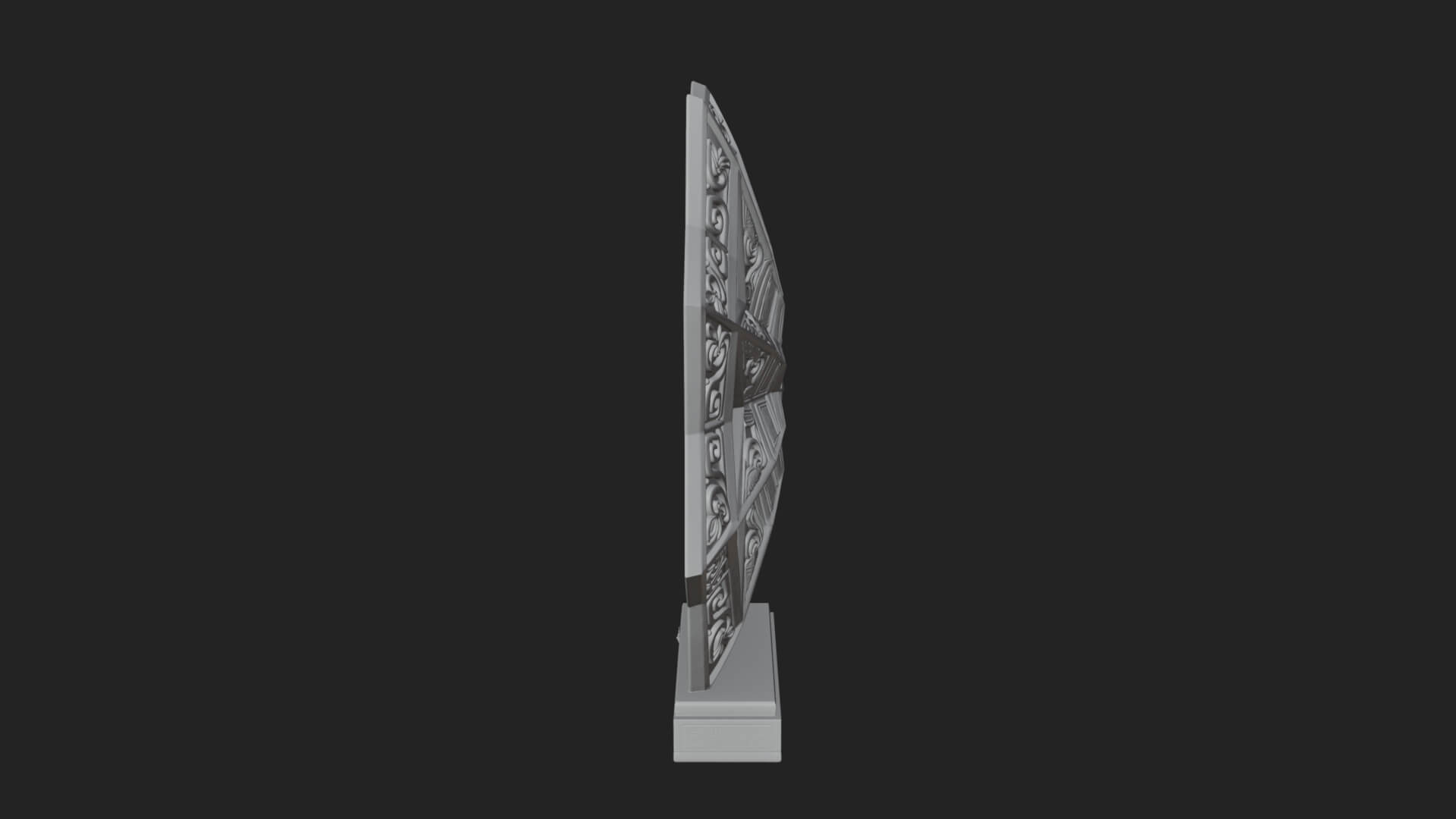 Islamic Star Burst Ornament Design 2 3D Print Model 3D Model