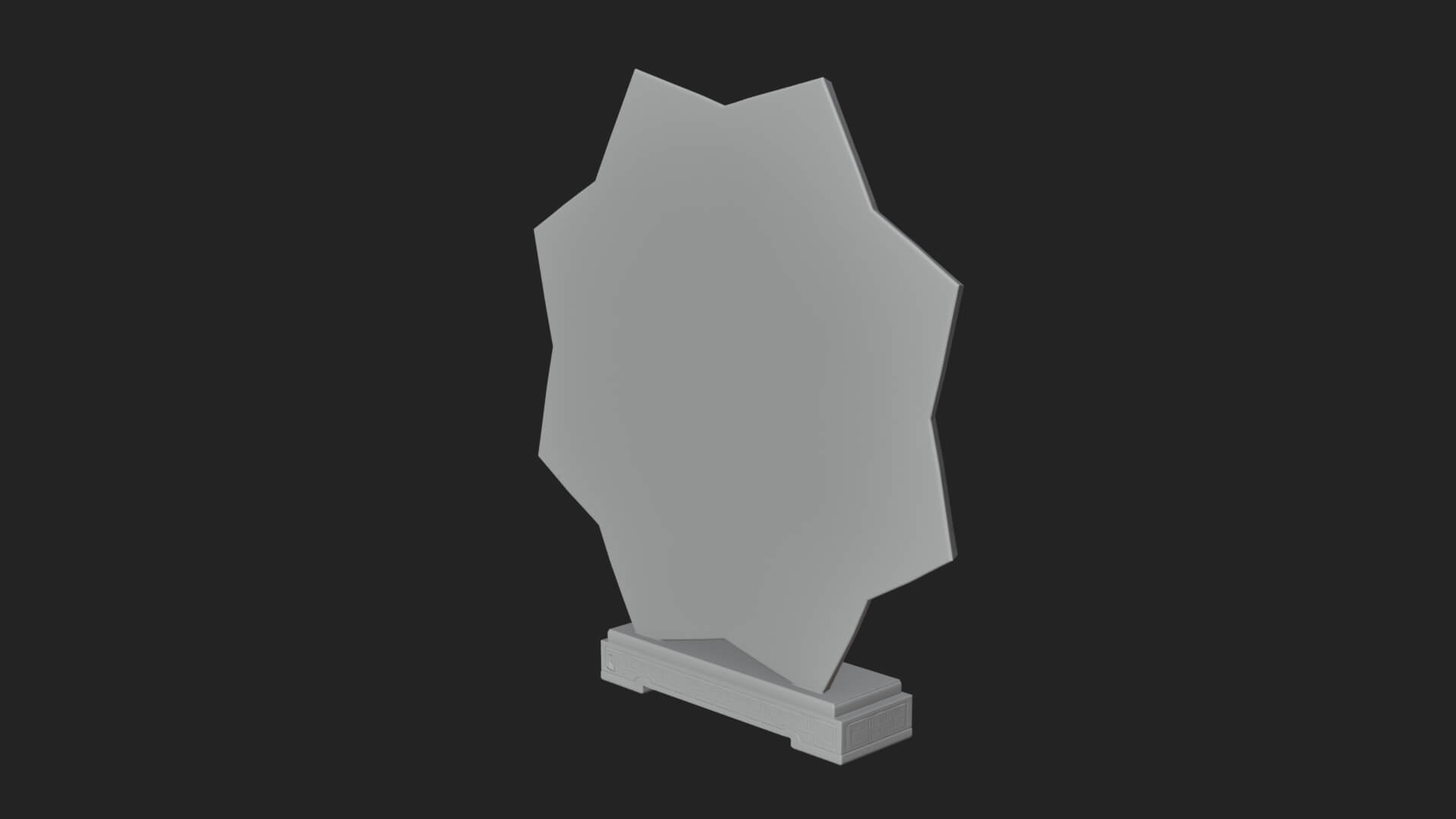 Islamic Star Burst Ornament Design 2 3D Print Model 3D Model