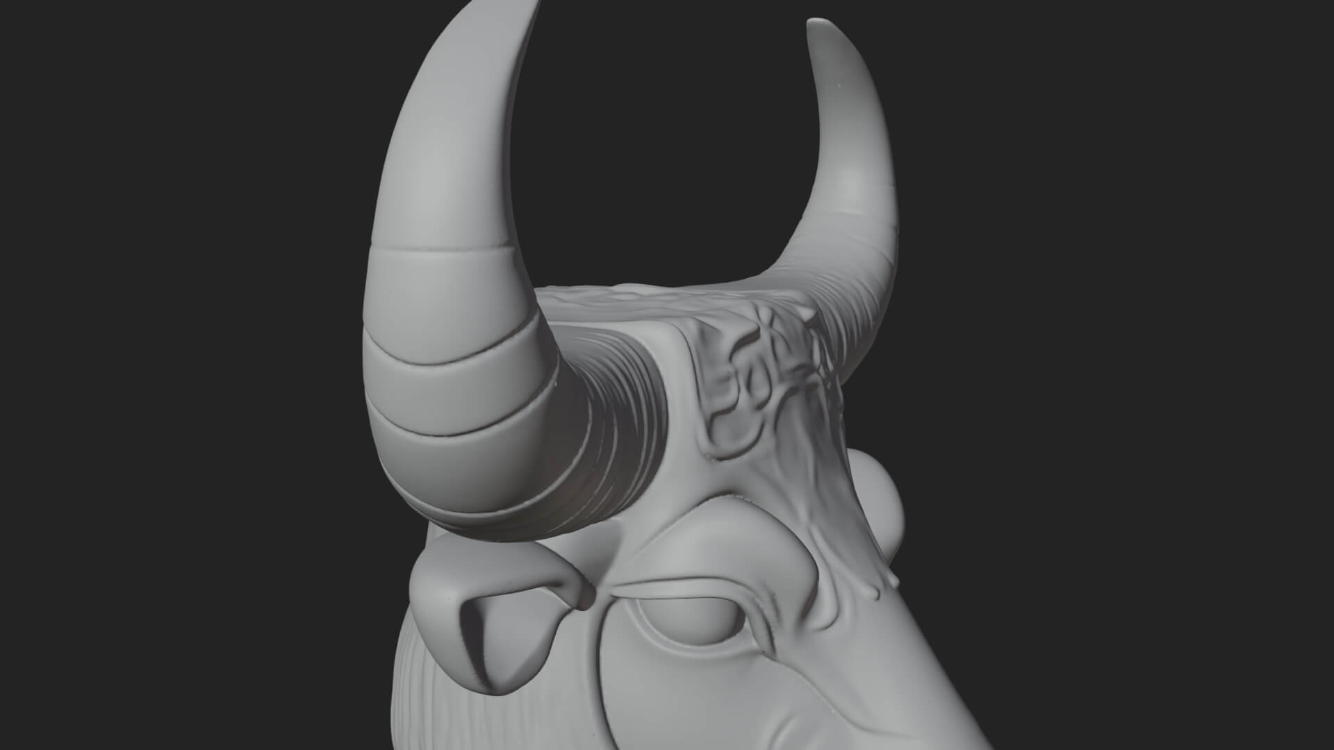 Jackal Head Stone Column Design 1 3D Print Model 3D Model