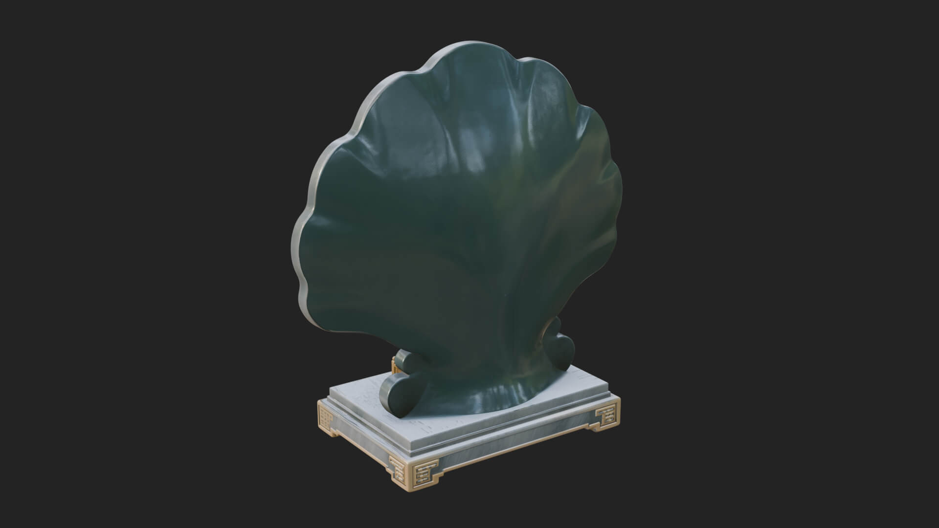 Jade Screen Pagoda Ornament Design 1 3D Print Model 3D Model