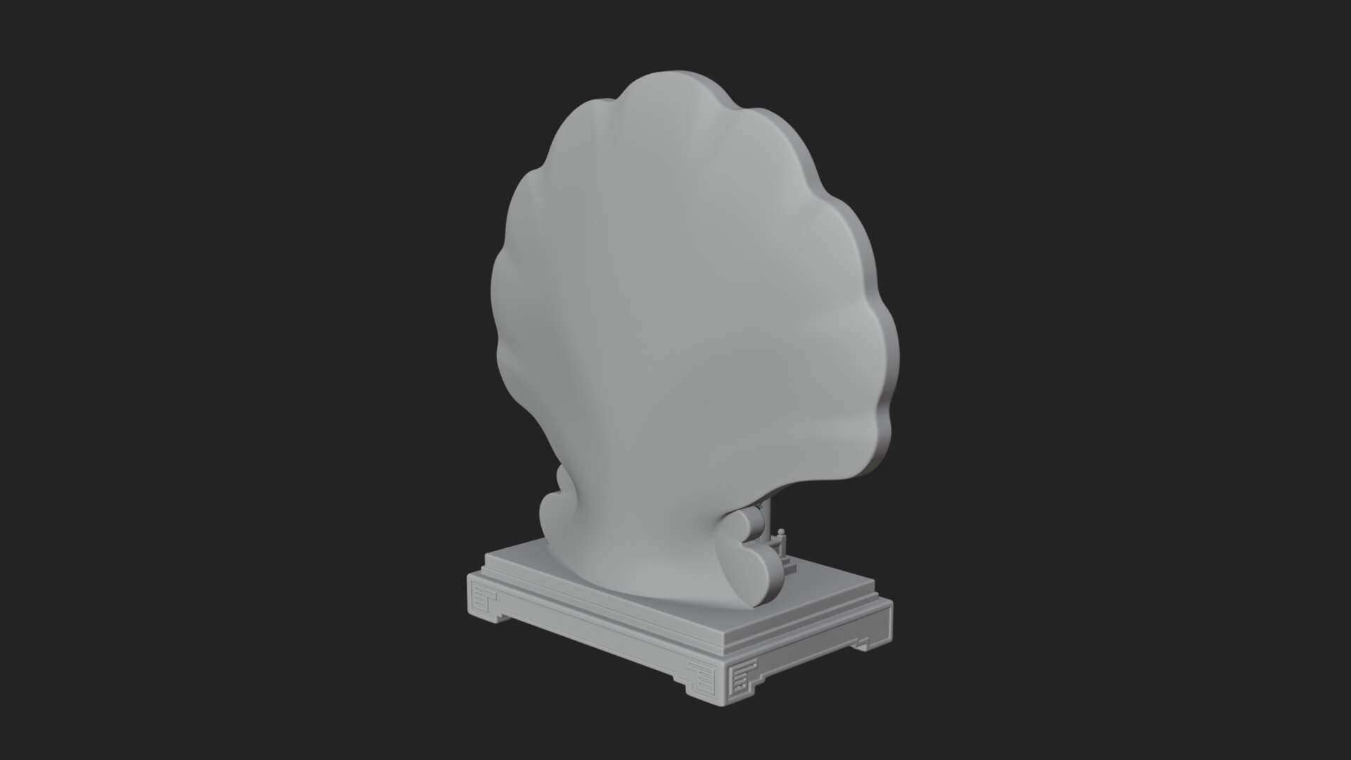 Jade Screen Pagoda Ornament Design 1 3D Print Model 3D Model