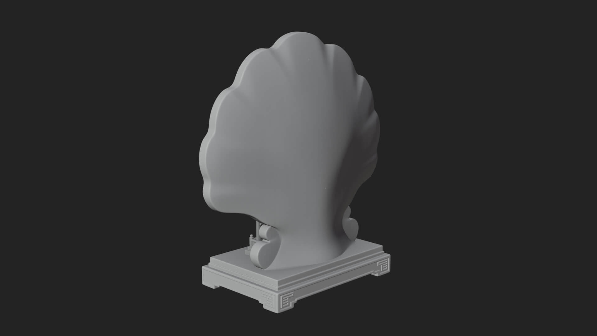 Jade Screen Pagoda Ornament Design 1 3D Print Model 3D Model