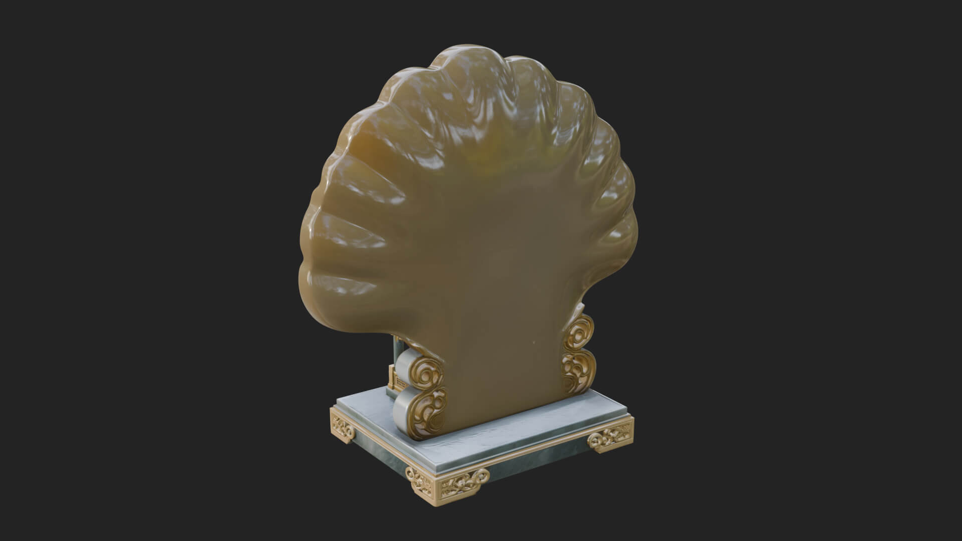 Jade Screen Pagoda Ornament Design 2 3D Print Model 3D Model