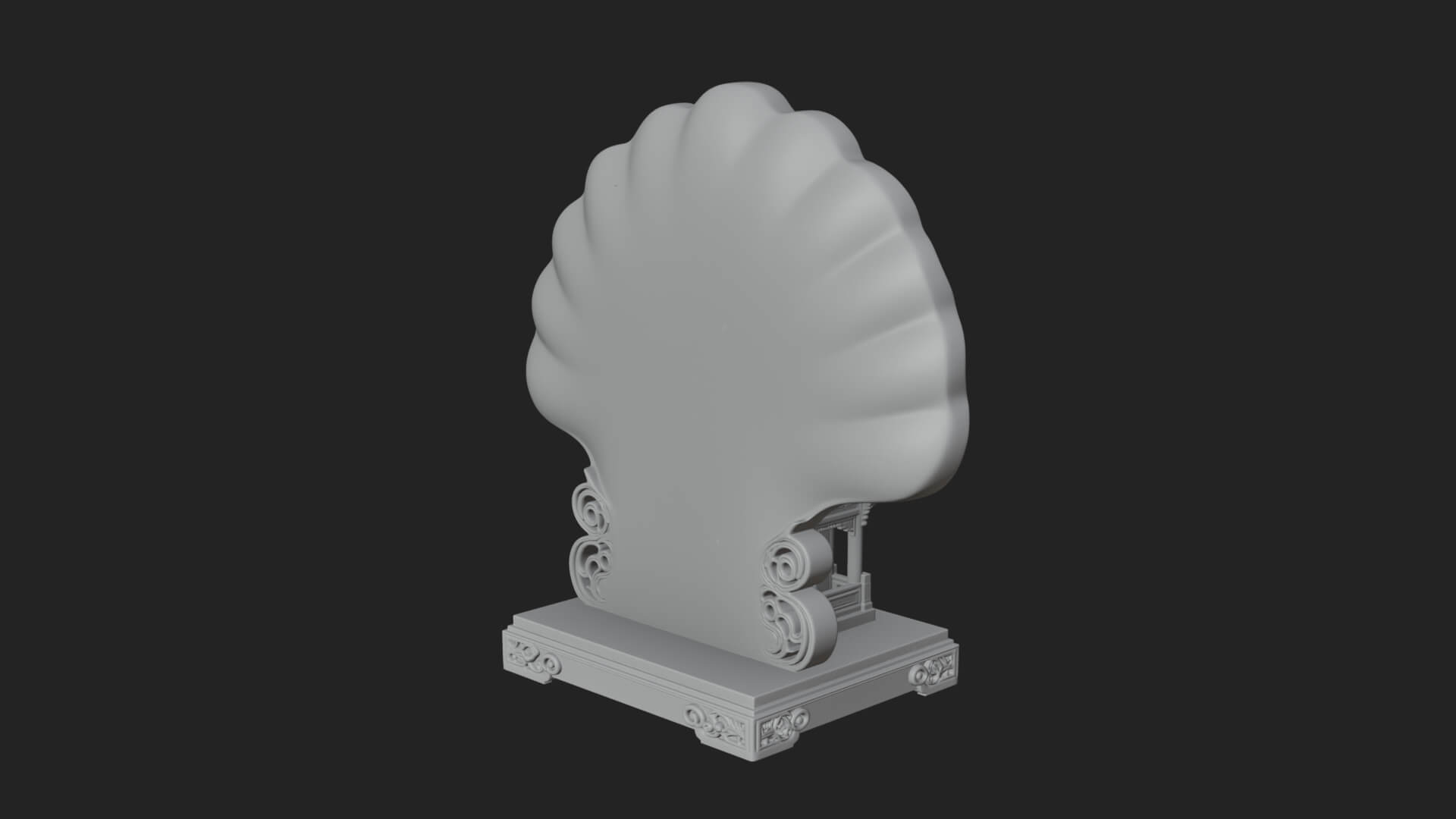 Jade Screen Pagoda Ornament Design 2 3D Print Model 3D Model