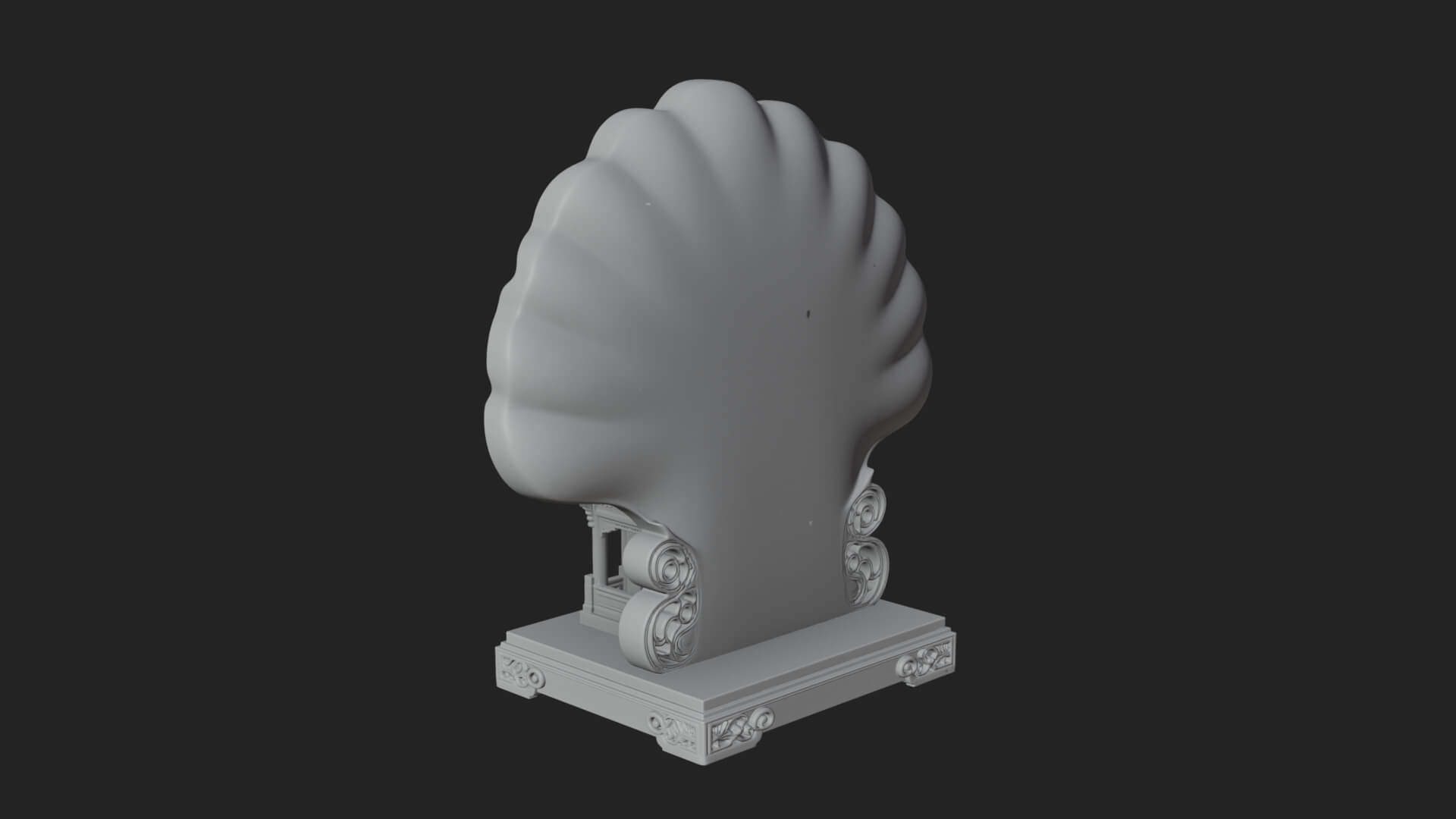 Jade Screen Pagoda Ornament Design 2 3D Print Model 3D Model