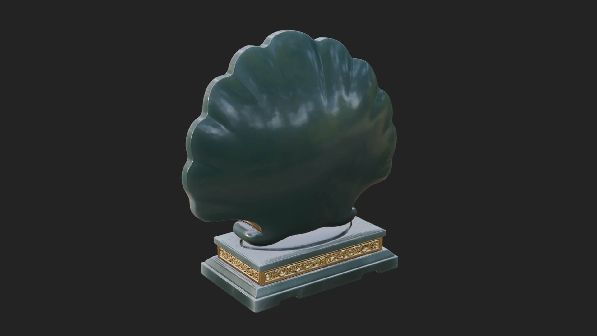 Jade Screen Pagoda Ornament Design 3 3D Print Model 3D Model